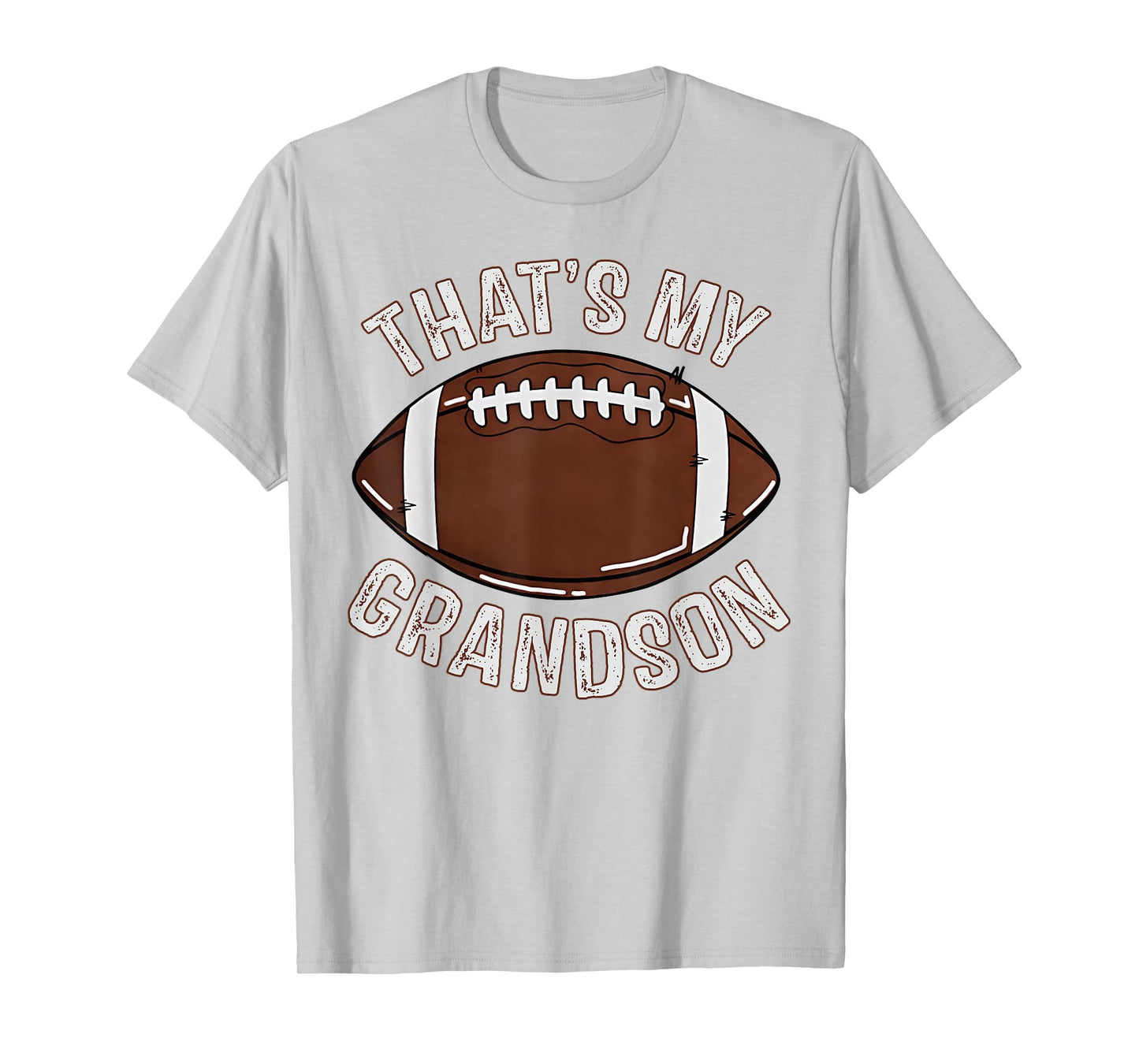 That's My Grandson Football Grandma Granddad Family Cheer T-Shirt