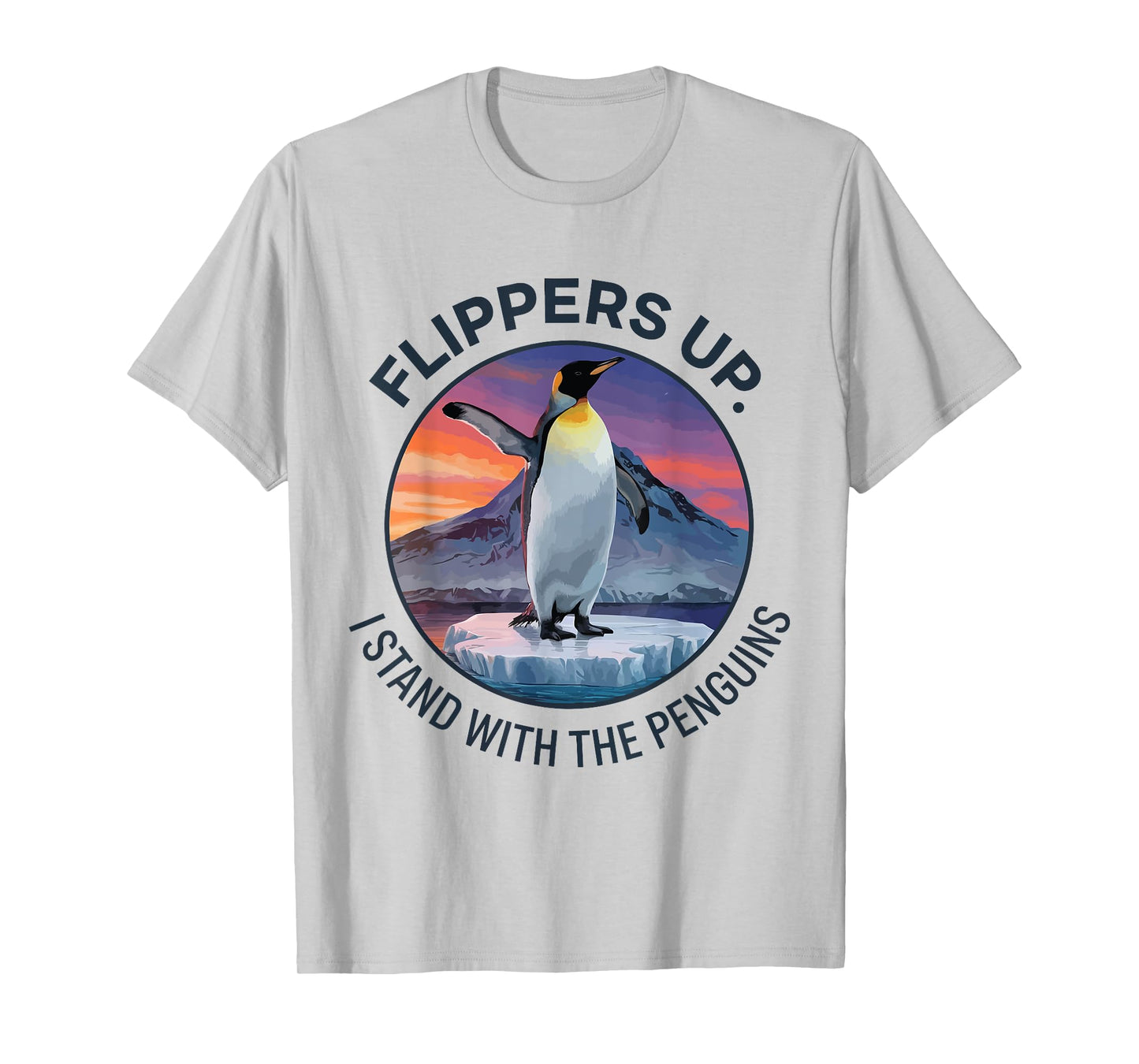 Flippers Up I Stand With The Penguins T-Shirt