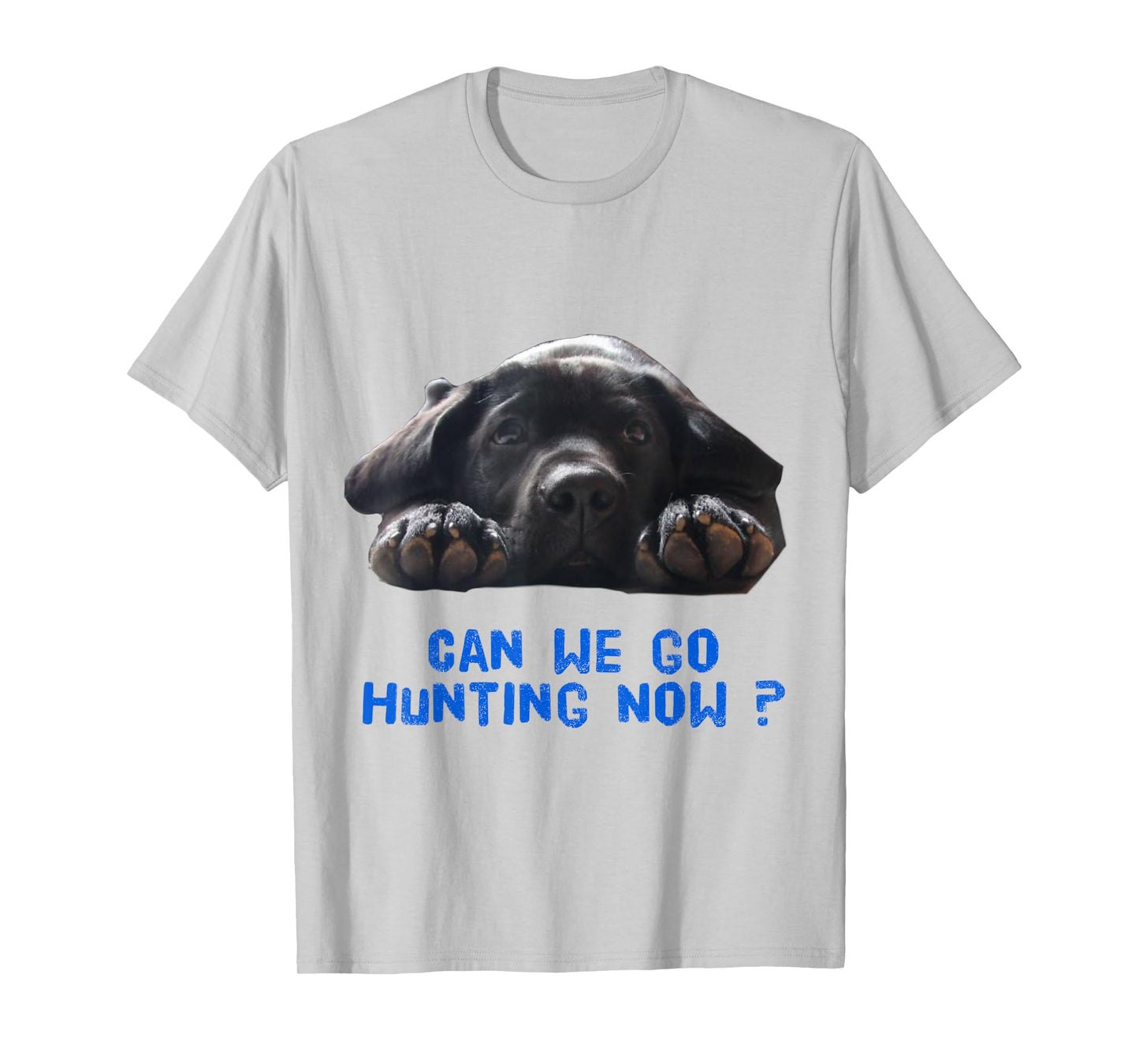 Chocolate or Black Lab, Can we go Hunting Now Shirt T-Shirt