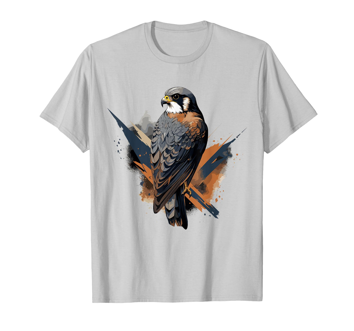 American Kestrel Bird Geometric Patten Art,Cute Kestrel Lov T-Shirt