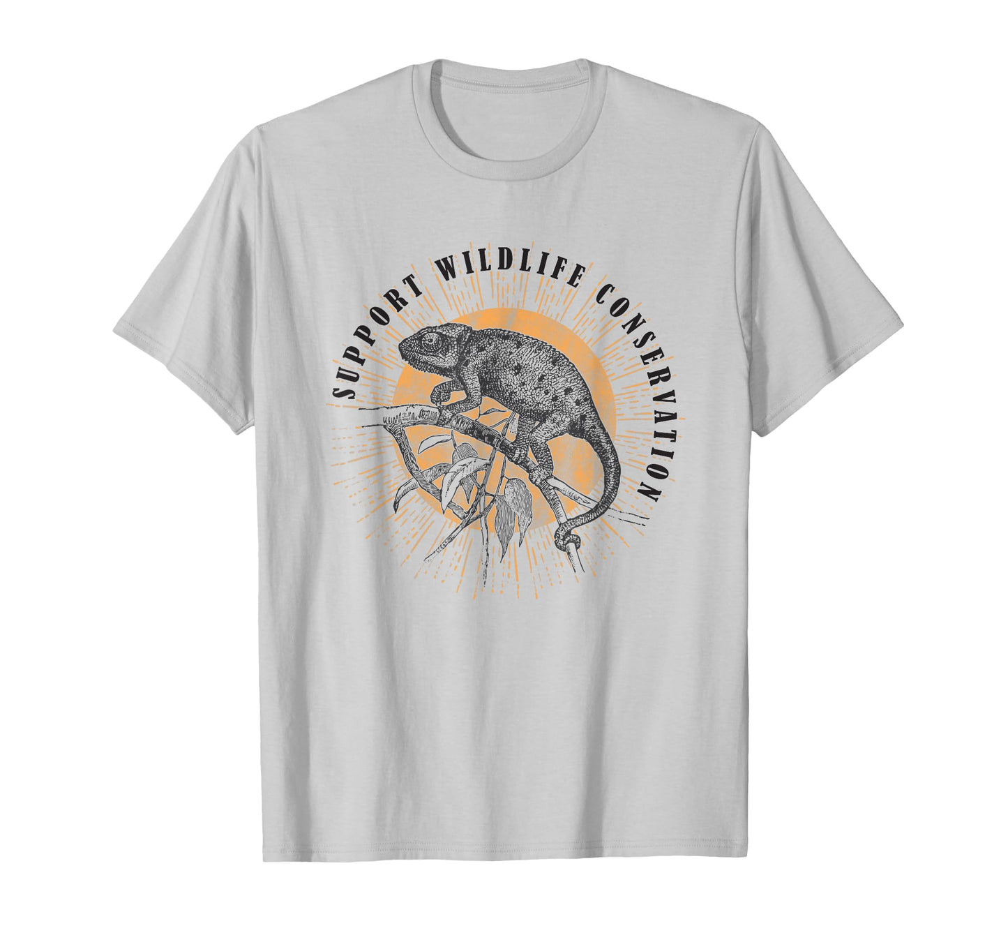 Chameleon Wildlife Conservation Animal Reptile Lover Gift T-Shirt