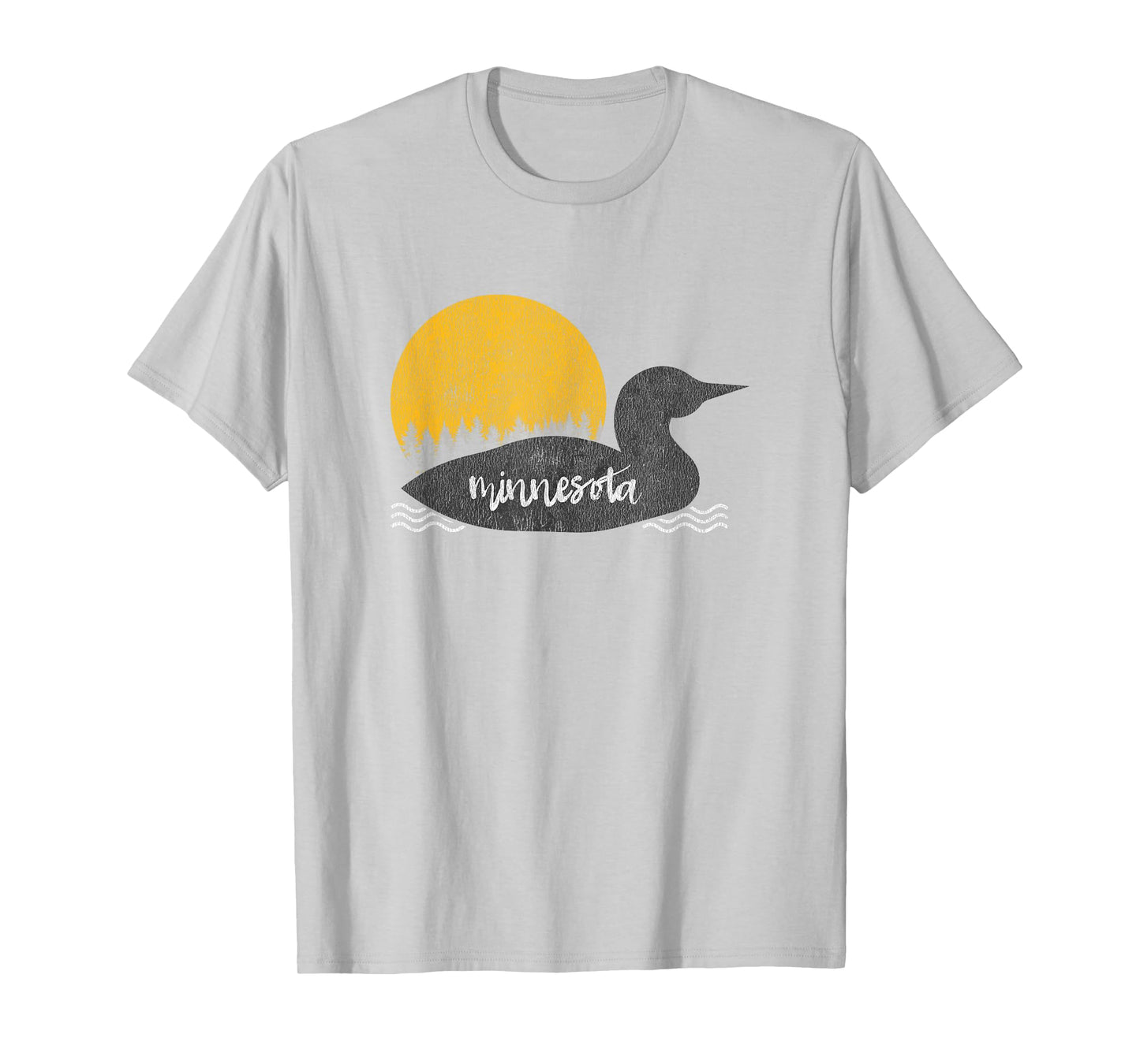 Vintage Minnesota T-shirt Minnesota State Bird Loon Gift T-Shirt