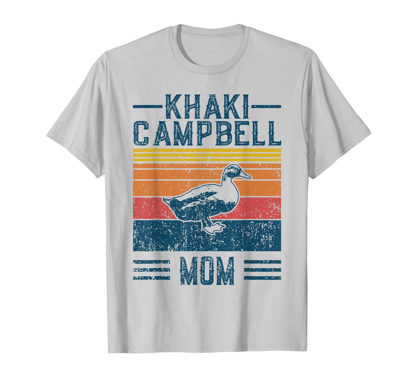 Best Duck Mom Women - Vintage Khaki Campbell T-Shirt