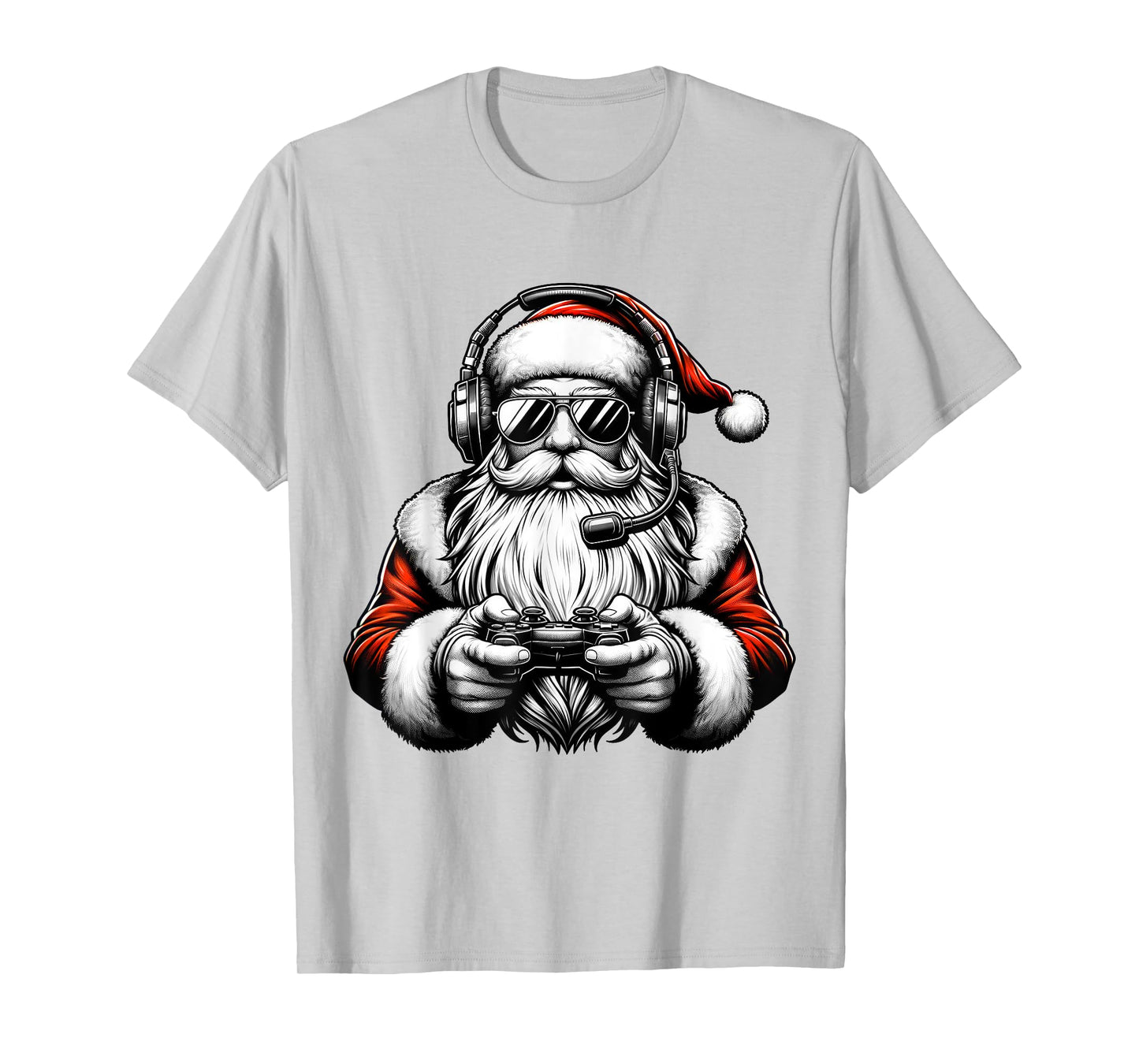 Christmas Gamer Boys Video Game Santa Xmas T-Shirt