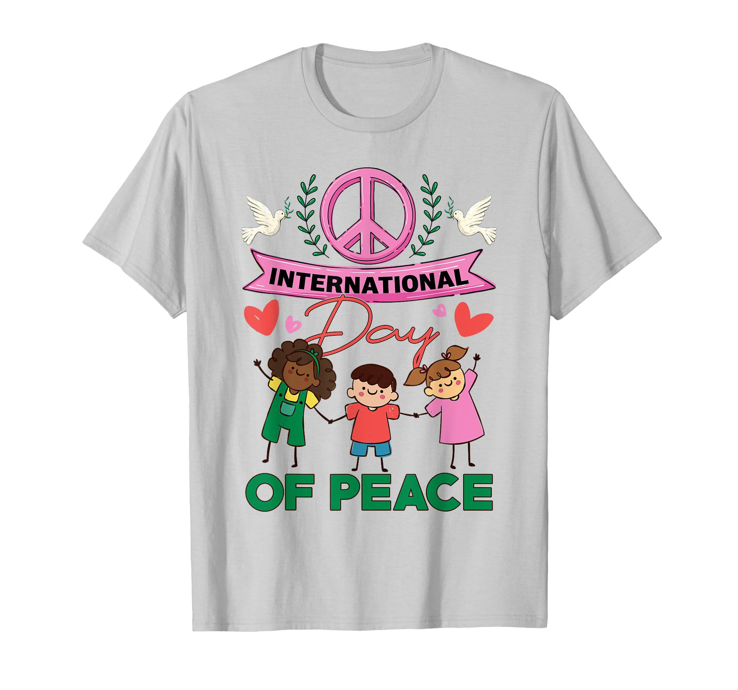 International Day Of Peace World Peace Day September 21 Kids T-Shirt