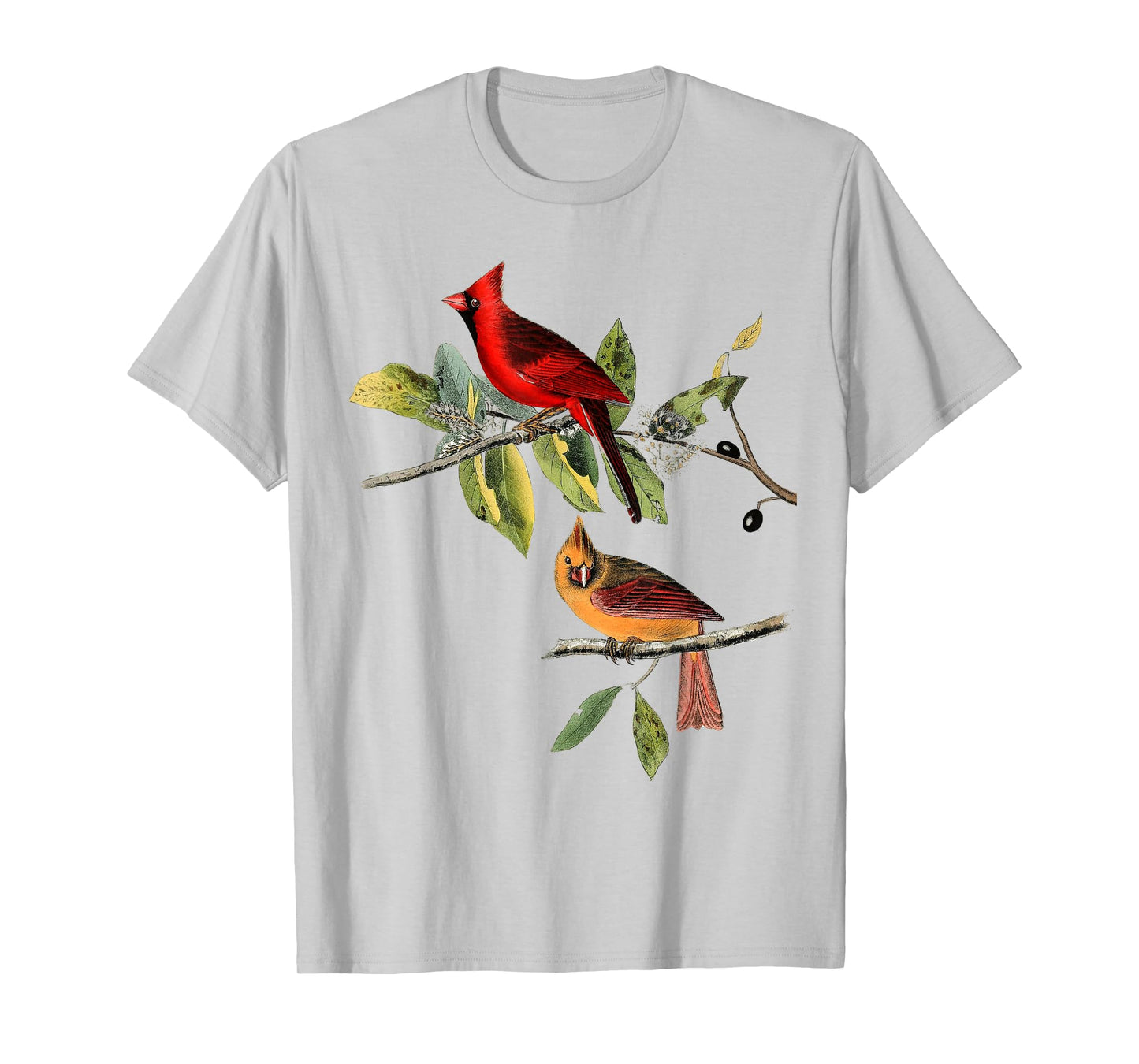 Red Cardinal Bird Male Female T-Shirt