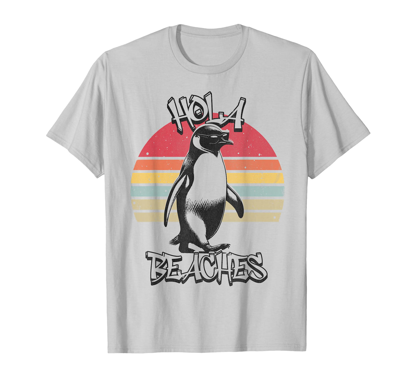 Hola-Beaches - Funny Beach Vacation Emperor Penguin T-Shirt