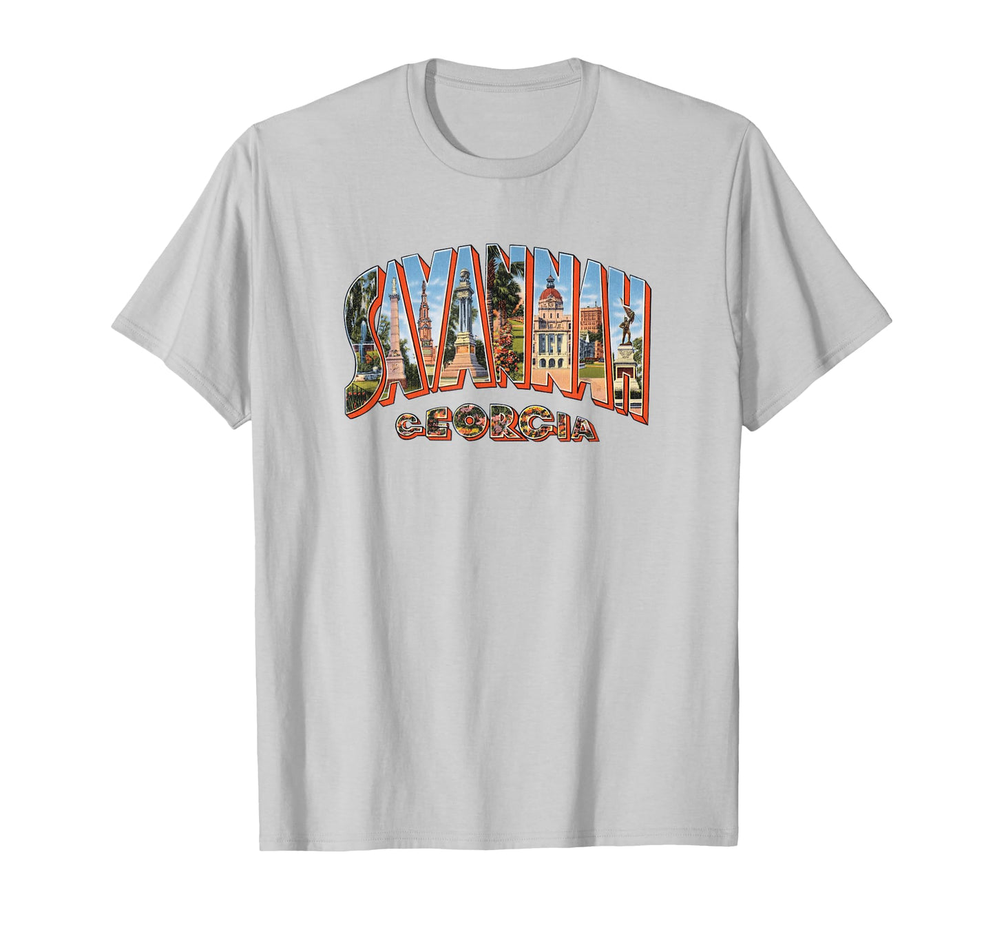 Savannah Georgia T Shirt Retro Vintage GA Souvenir Tshirt T-Shirt