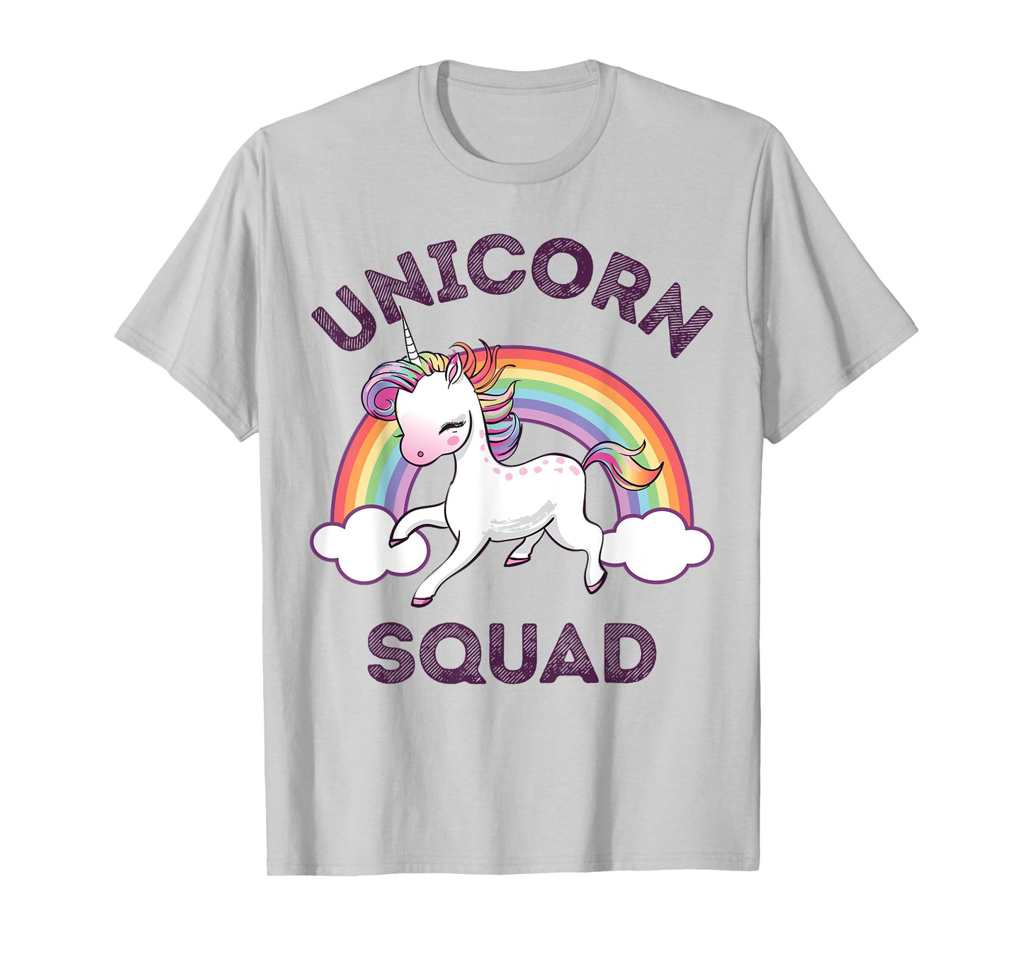 Unicorn Squad Girls Women Rainbow Unicorns Queen Dream Cute T-Shirt