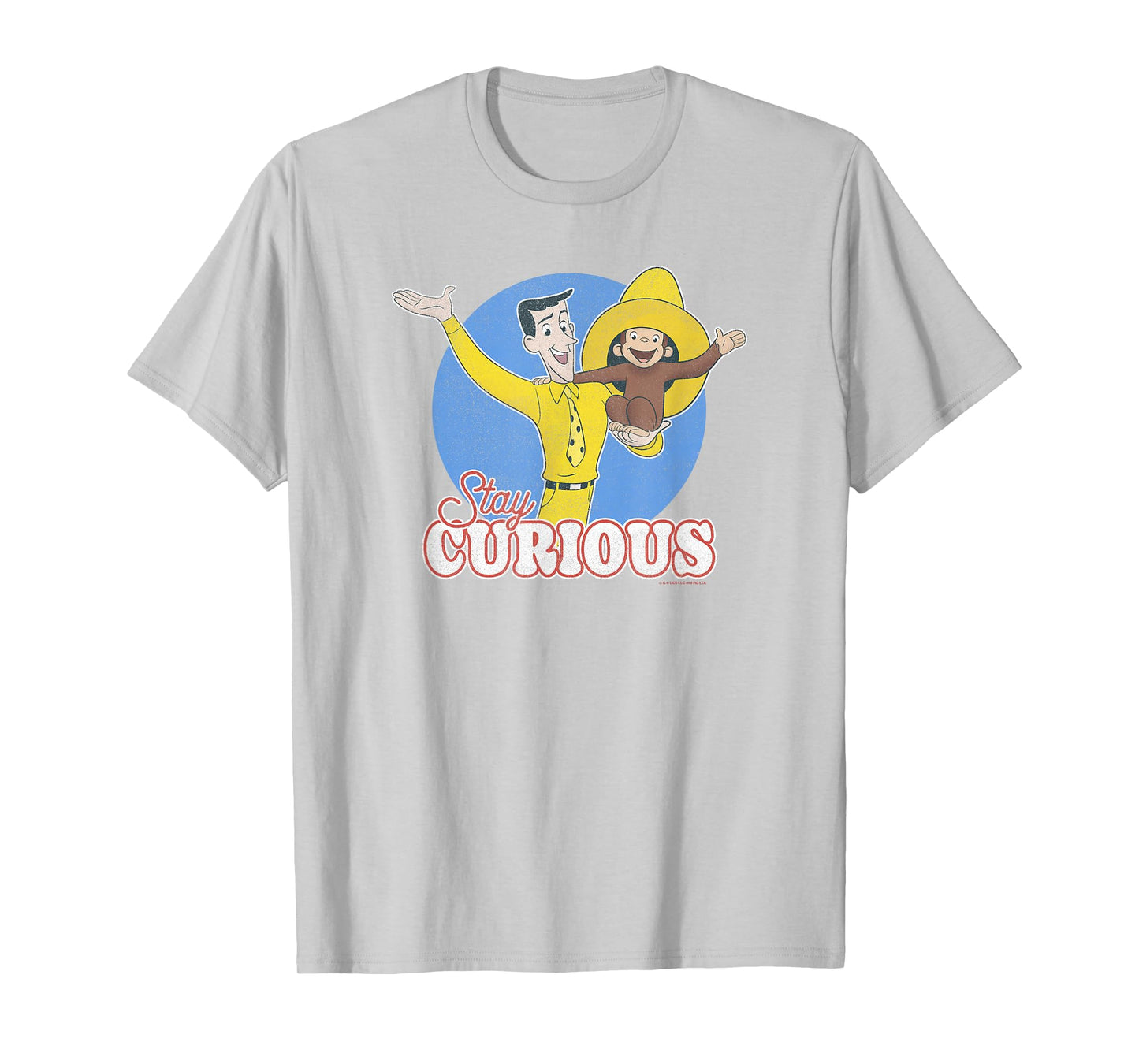 Curious George Stay Curious Yellow Hat Poster T-Shirt