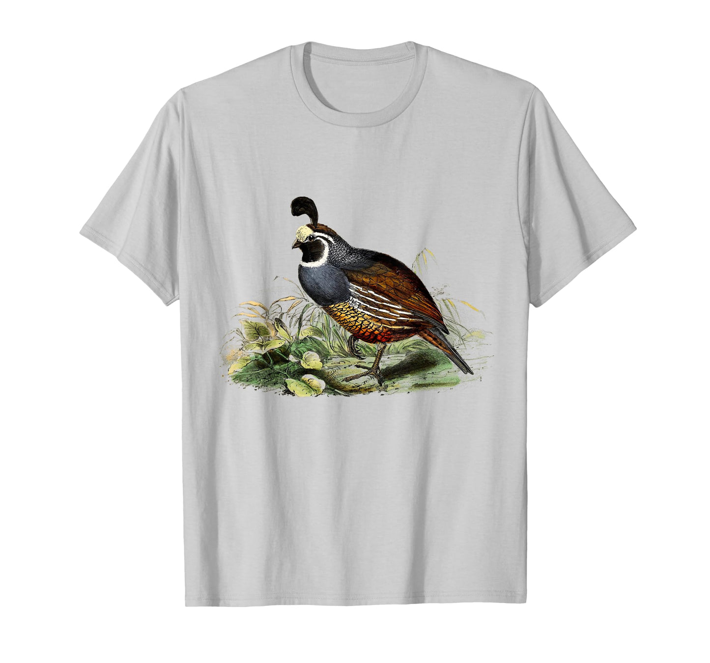 California Quail CA Quail Birder California Quail T-Shirt