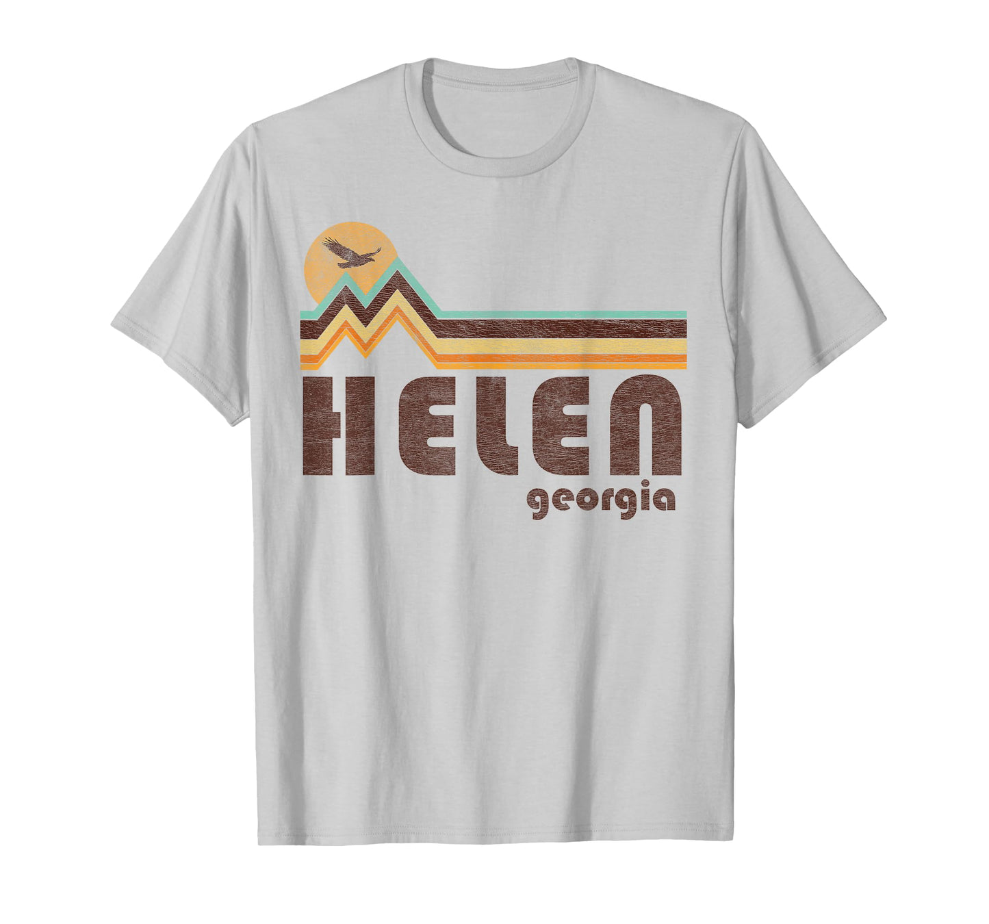 Helen Georgia GA - 70s 80s Retro Style Vintage Souvenir T-Shirt