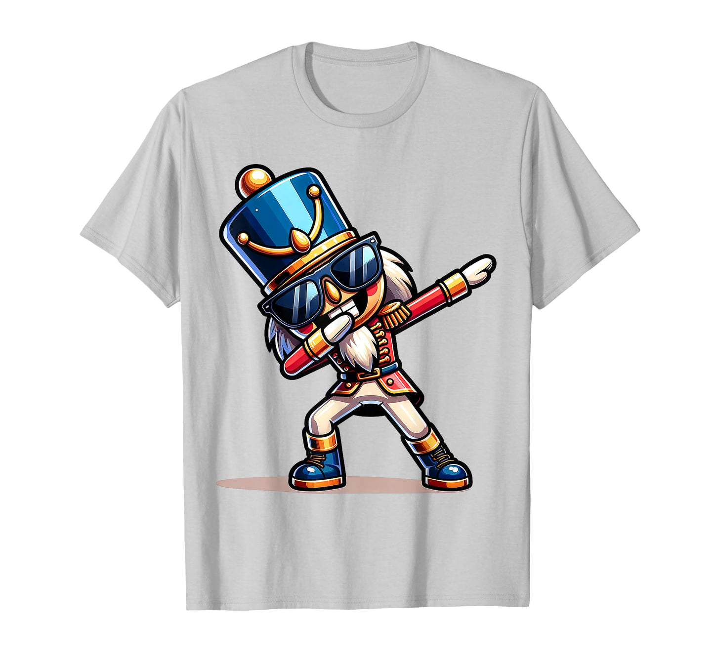 Christmas Nutcracker Dabbing Boys Santa Xmas Funny T-Shirt