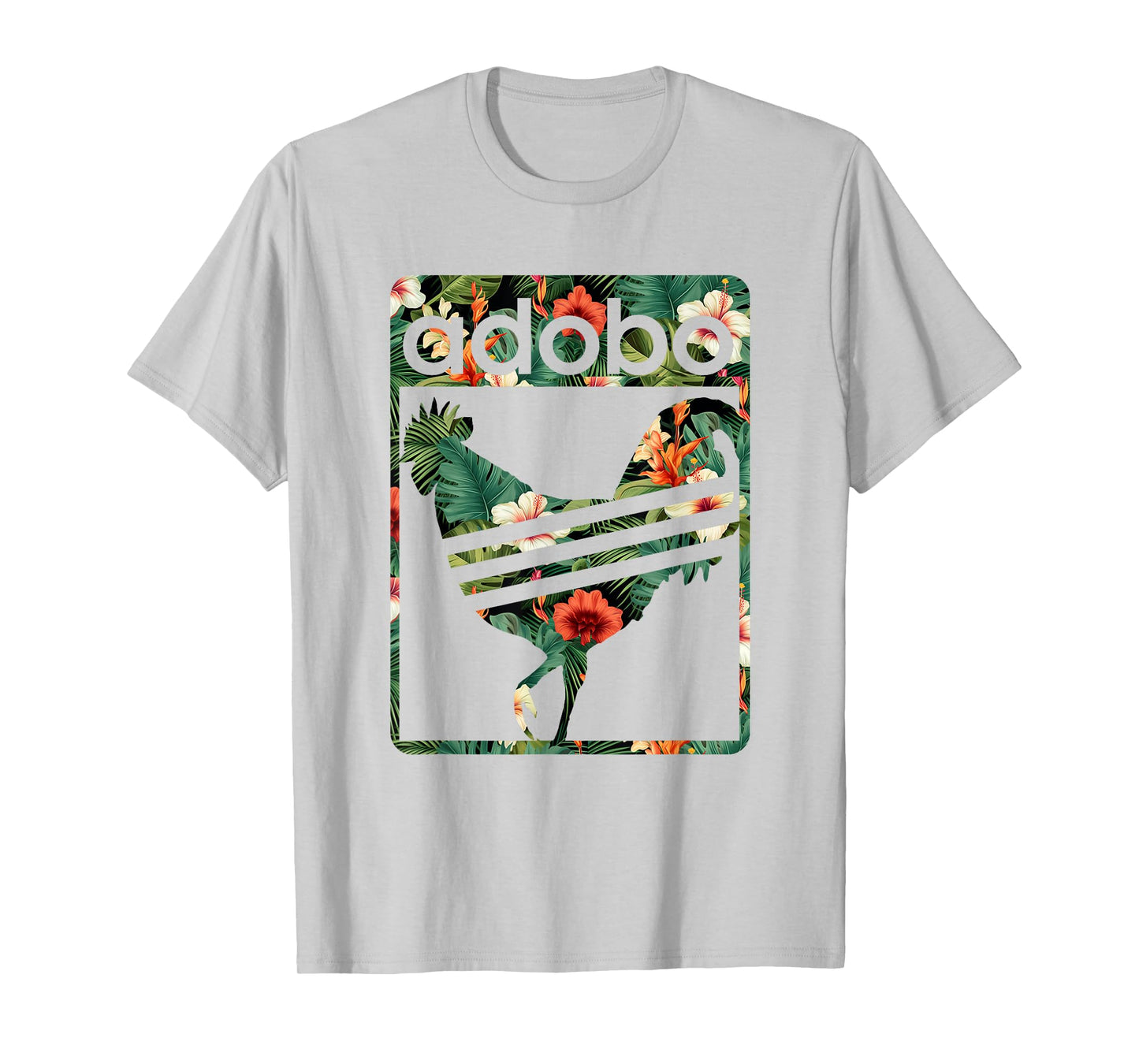 Vintage Floral Pinoy Adobo T-Shirt