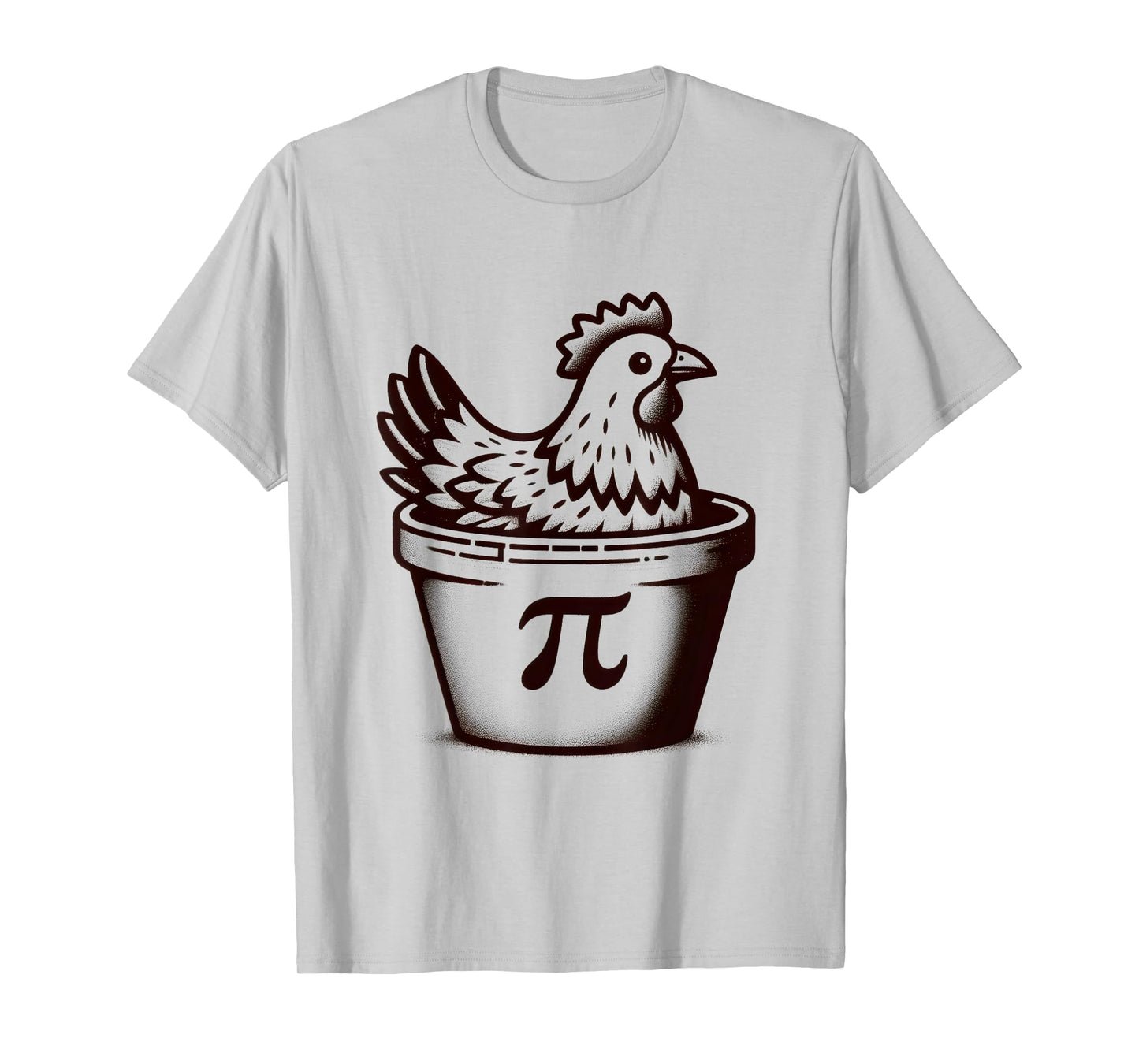 Chicken Pot Pie Funny Math pun Chicken Pot Pi Day T-Shirt
