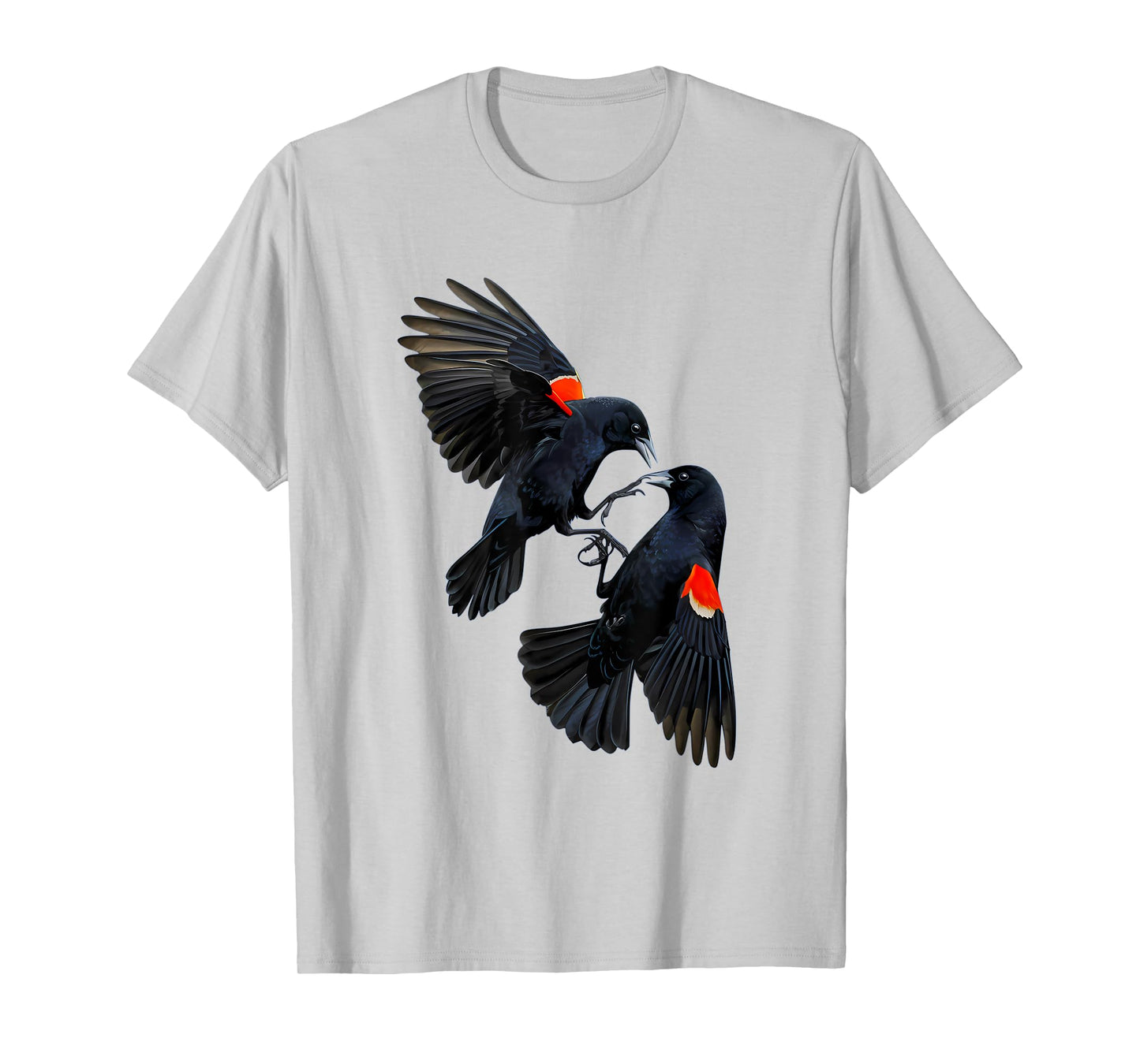 Red-Winged Black Bird, Birdwatching Red Winged Blackbirds T-Shirt