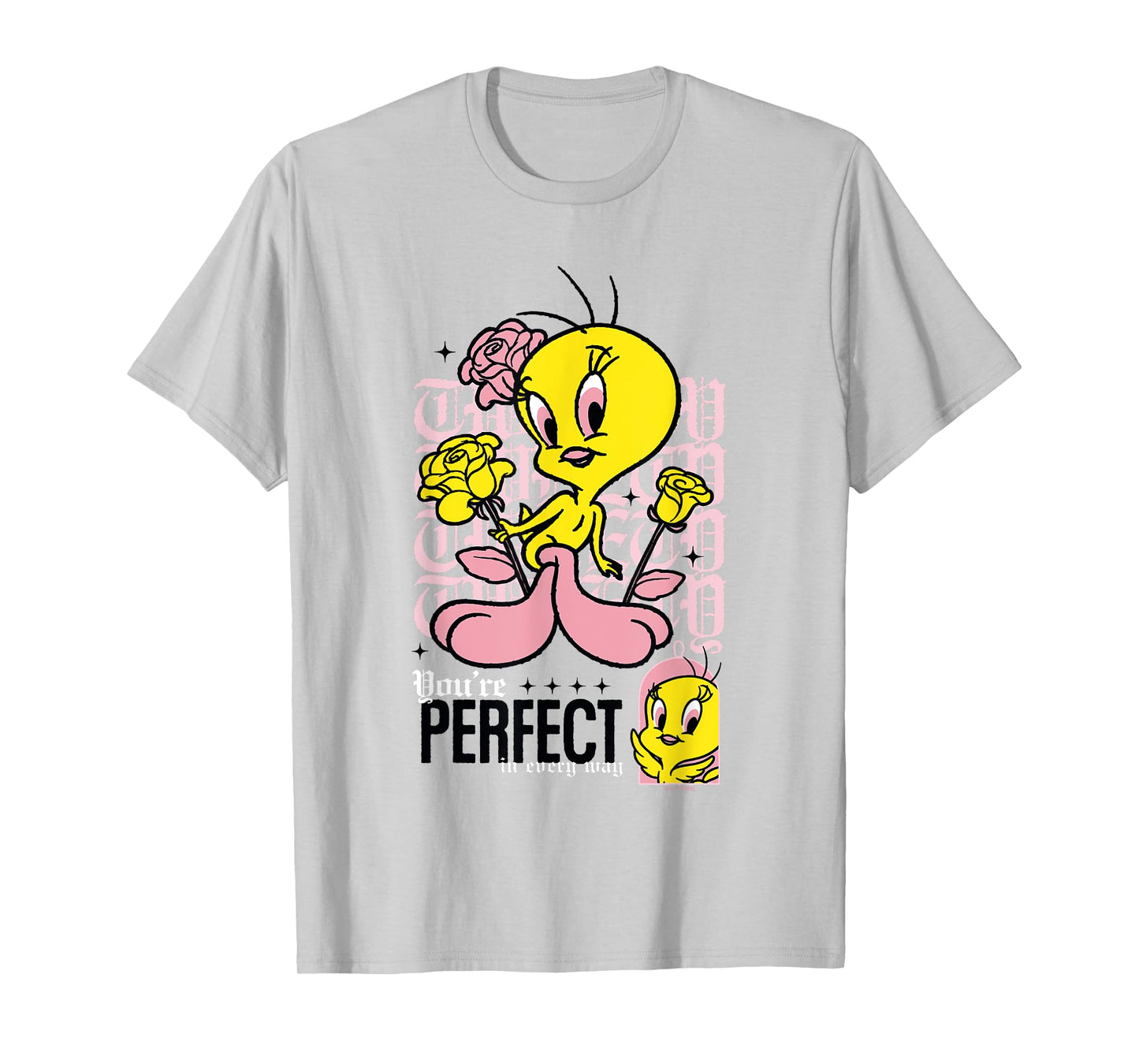 Looney Tunes Tweety Bird You're Perfect In Every Way Retro T-Shirt