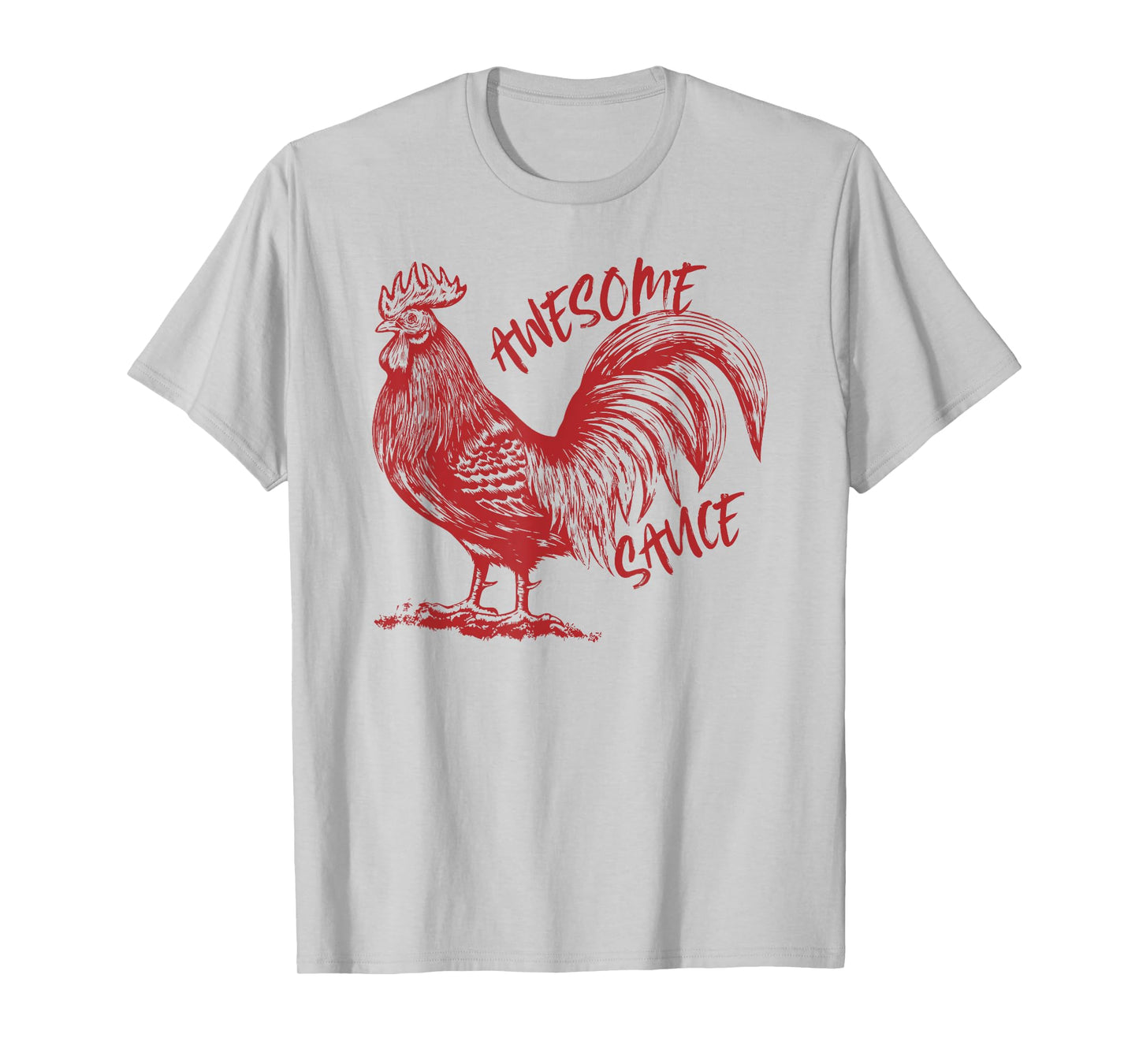 Awesome Sauce Rooster Retro Vintage T-Shirt