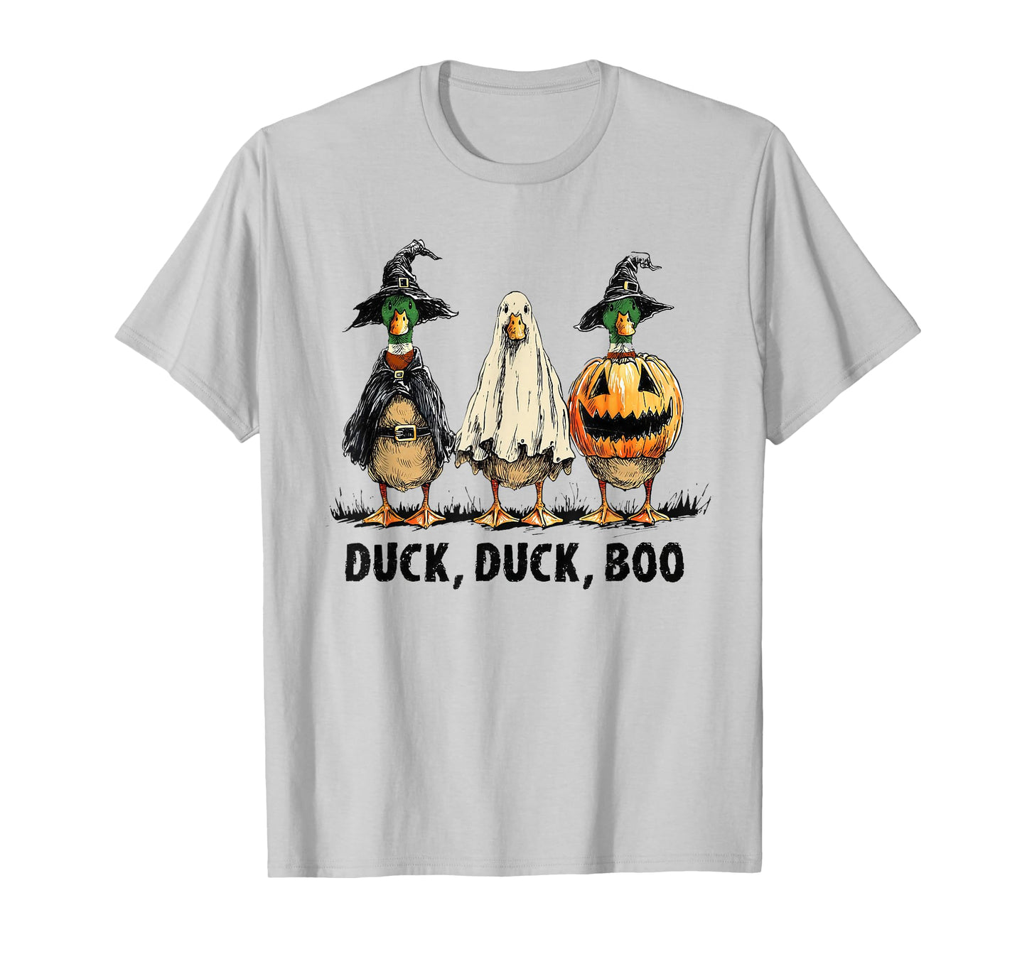 Funny Duck Duck Boo Halloween Costume Duck T-Shirt