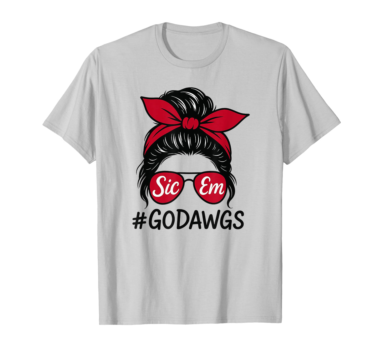 Dawgs Sic Em, Go Dawgs, Sic'Em, Go Bulldog for Women Girls T-Shirt