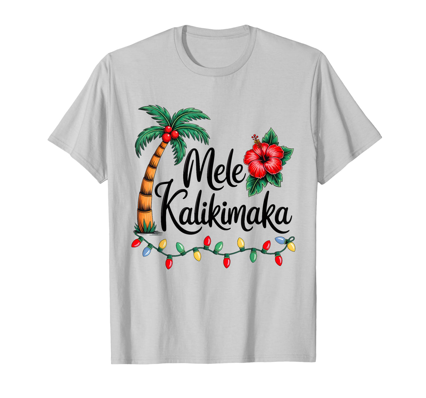 Mele Kalikimaka Tropical Christmas Hawaiian Xmas Family T-Shirt