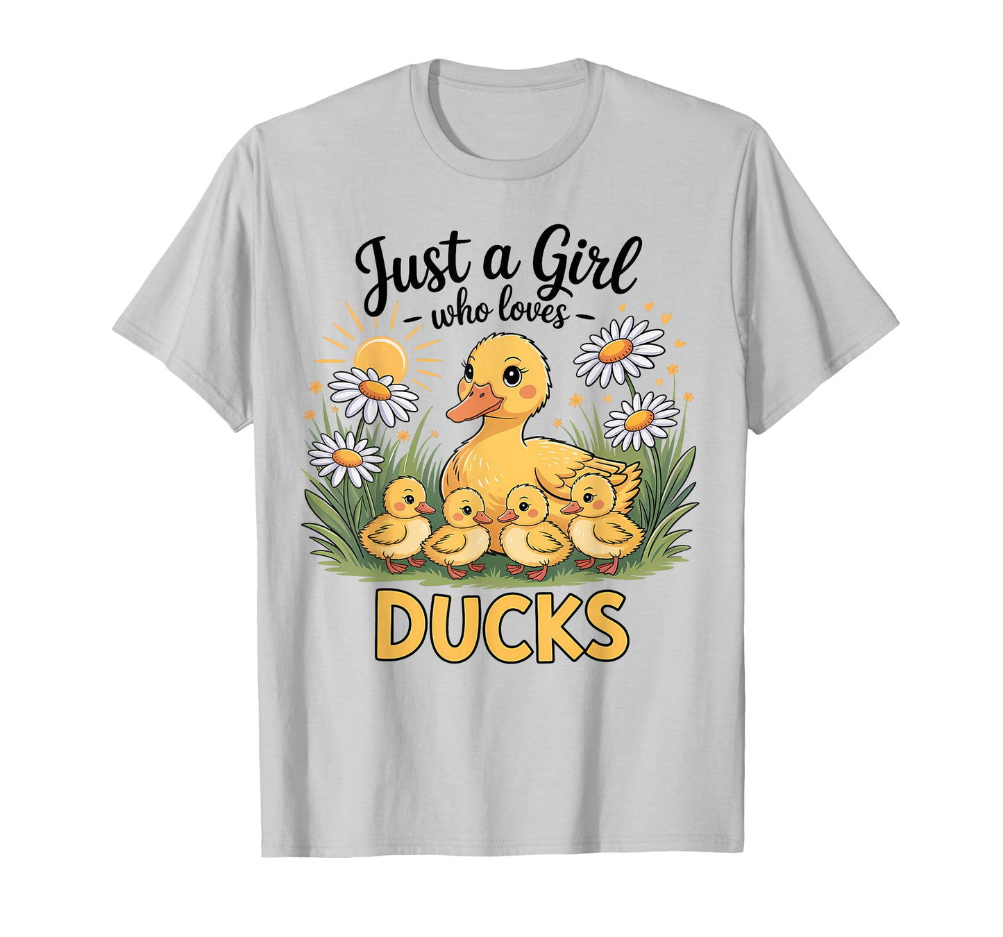 Just A Girl Who Loves Ducks Cute T-Shirt