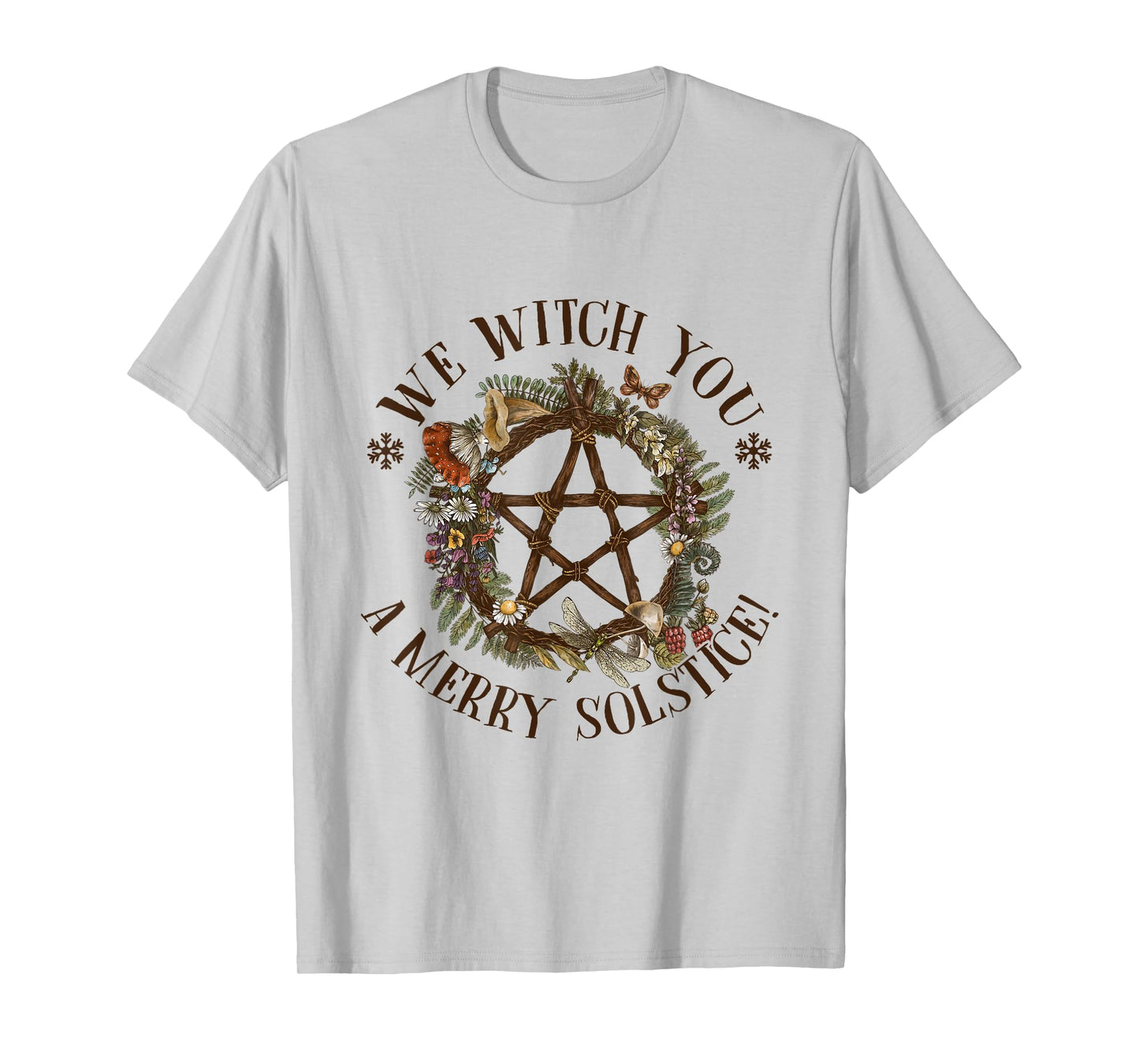 We Witch You A Merry Winter Solstice Yule Pagan Santa Wiccan T-Shirt