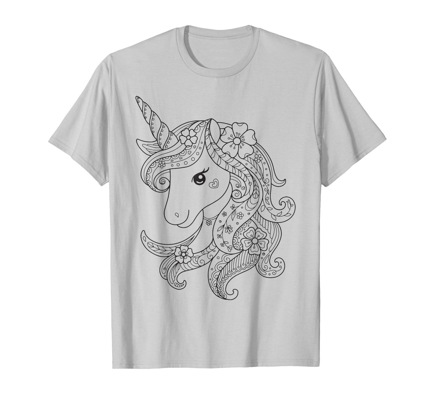 Unicorn to paint and color T-Shirt