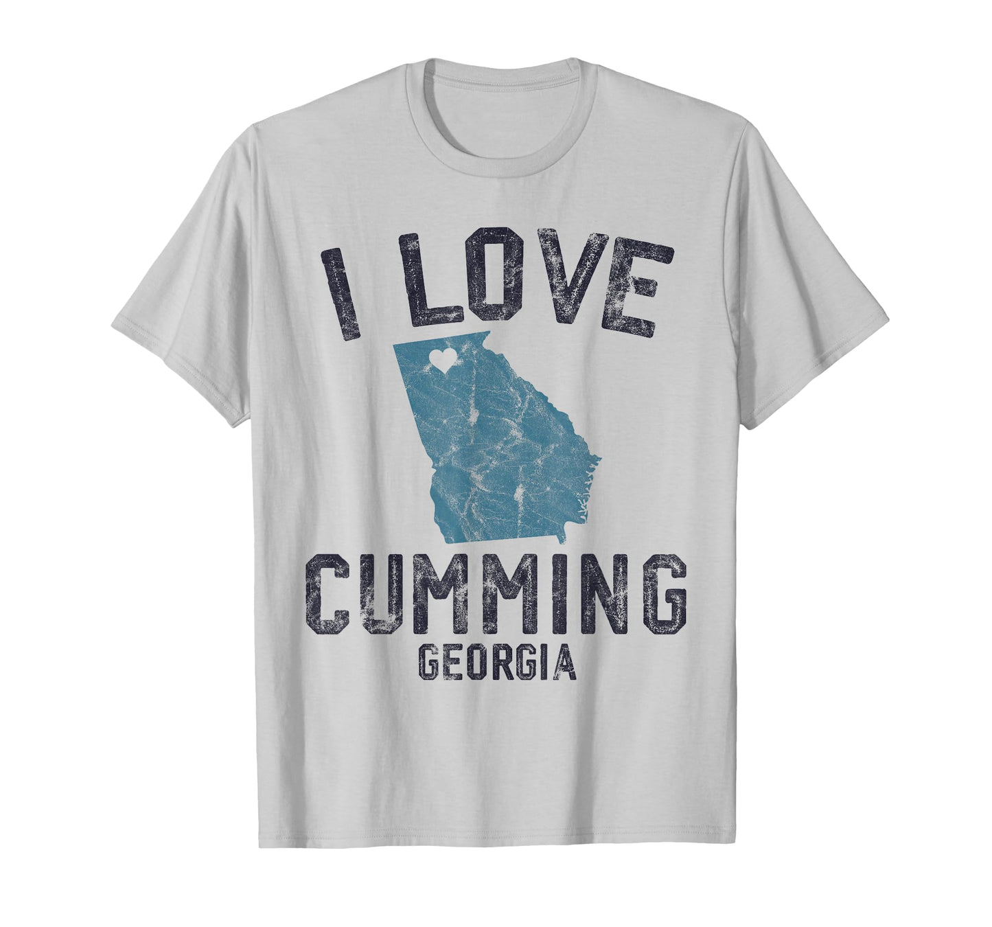 I Love Cumming Georgia Funny United States T-Shirt