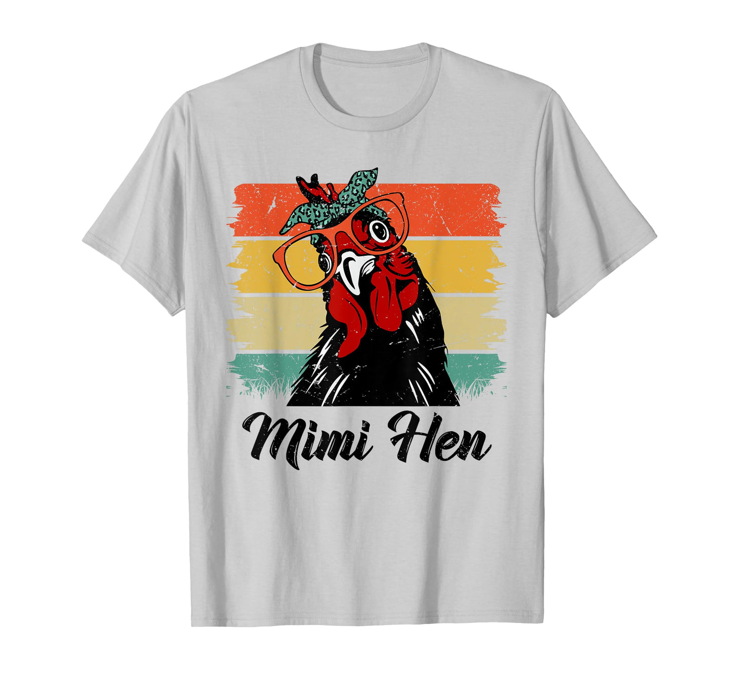 Retro Mimi Hen Chicken Mimi Chicken Lover Farmer Mothers Day T-Shirt
