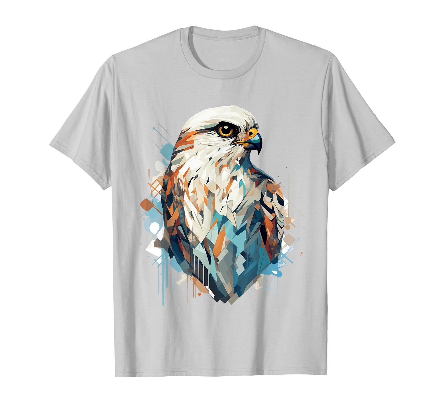 American Kestrel Bird Geometric Patten Art,Cute Kestrel Love T-Shirt