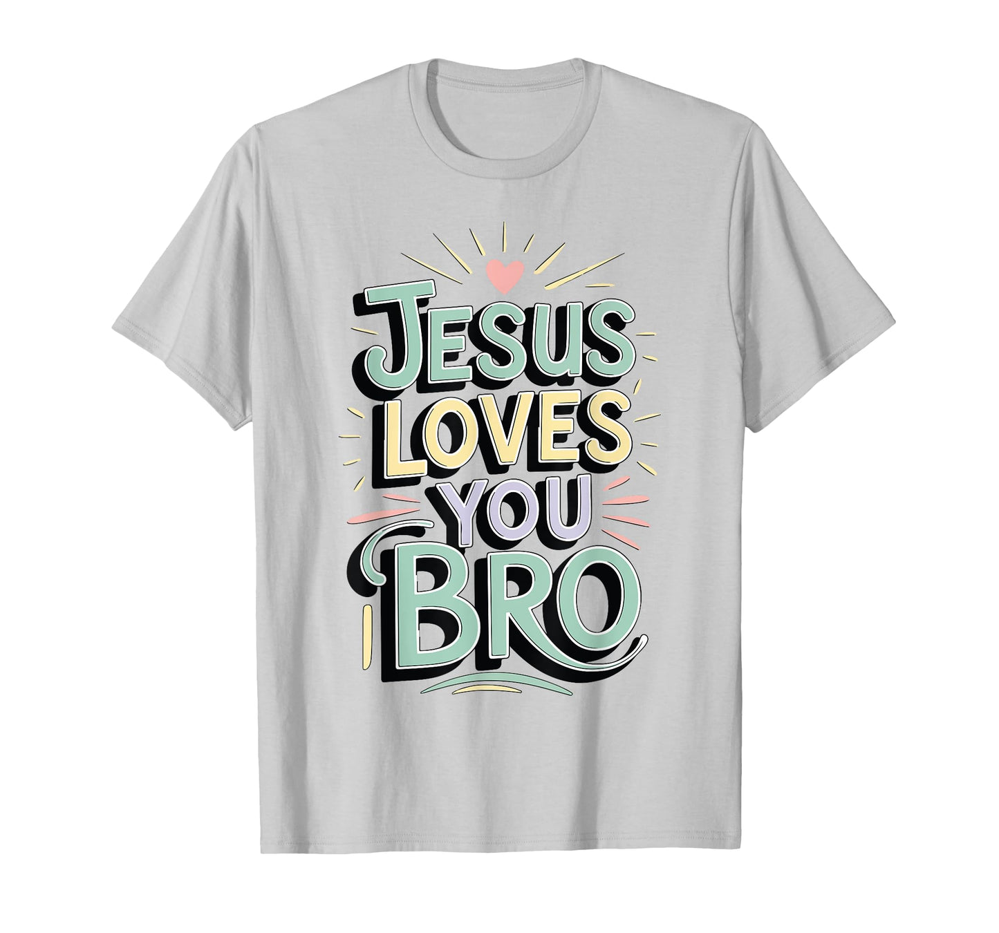 Youth Jesus Love You Bro Funny Christian God Son Boy Toddler T-Shirt