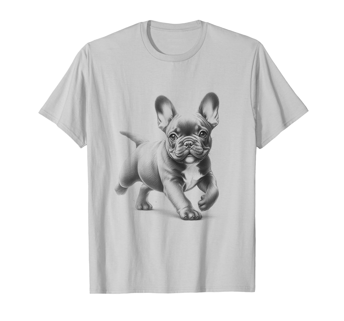 French Bulldog Running Frenchie Design For Men And Women T-Shirt
