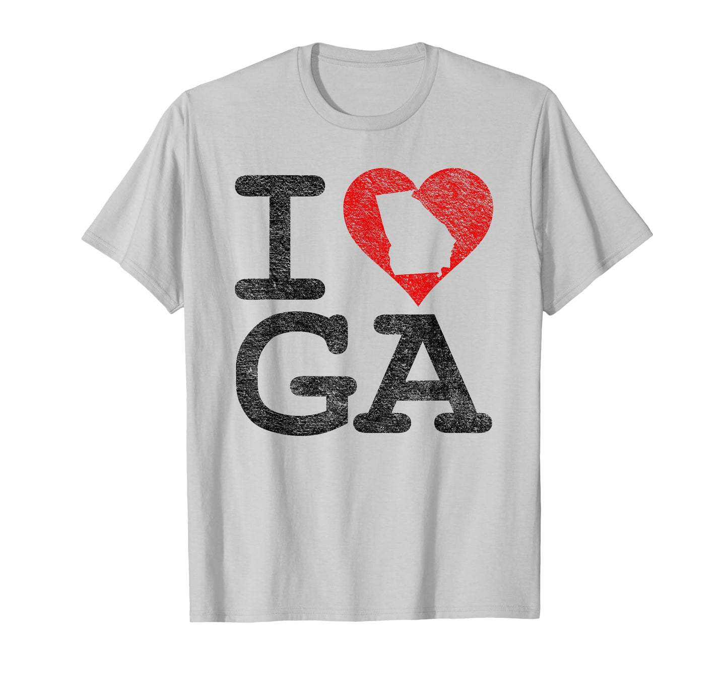 I LOVE GEORGIA I HEART GA ATLANTA PEACH STATE T-Shirt
