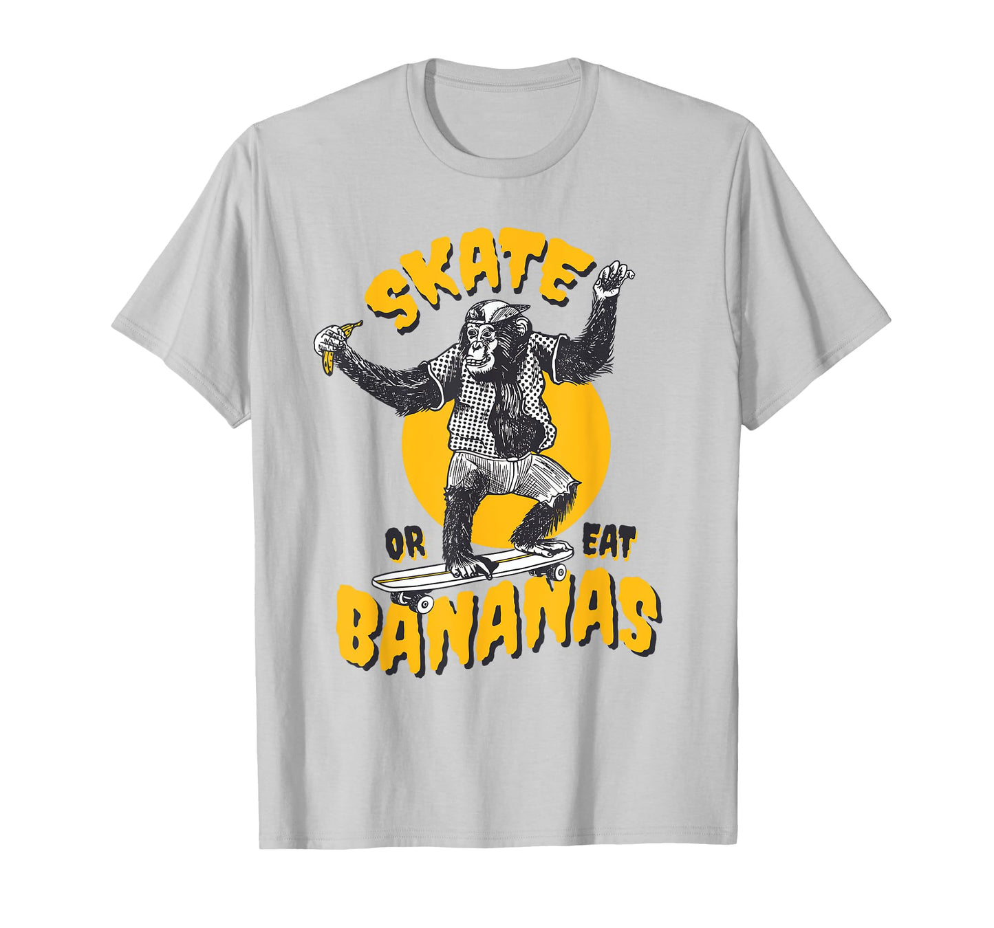 Monkey Skate or eat bananas for Skateboarding T-Shirt