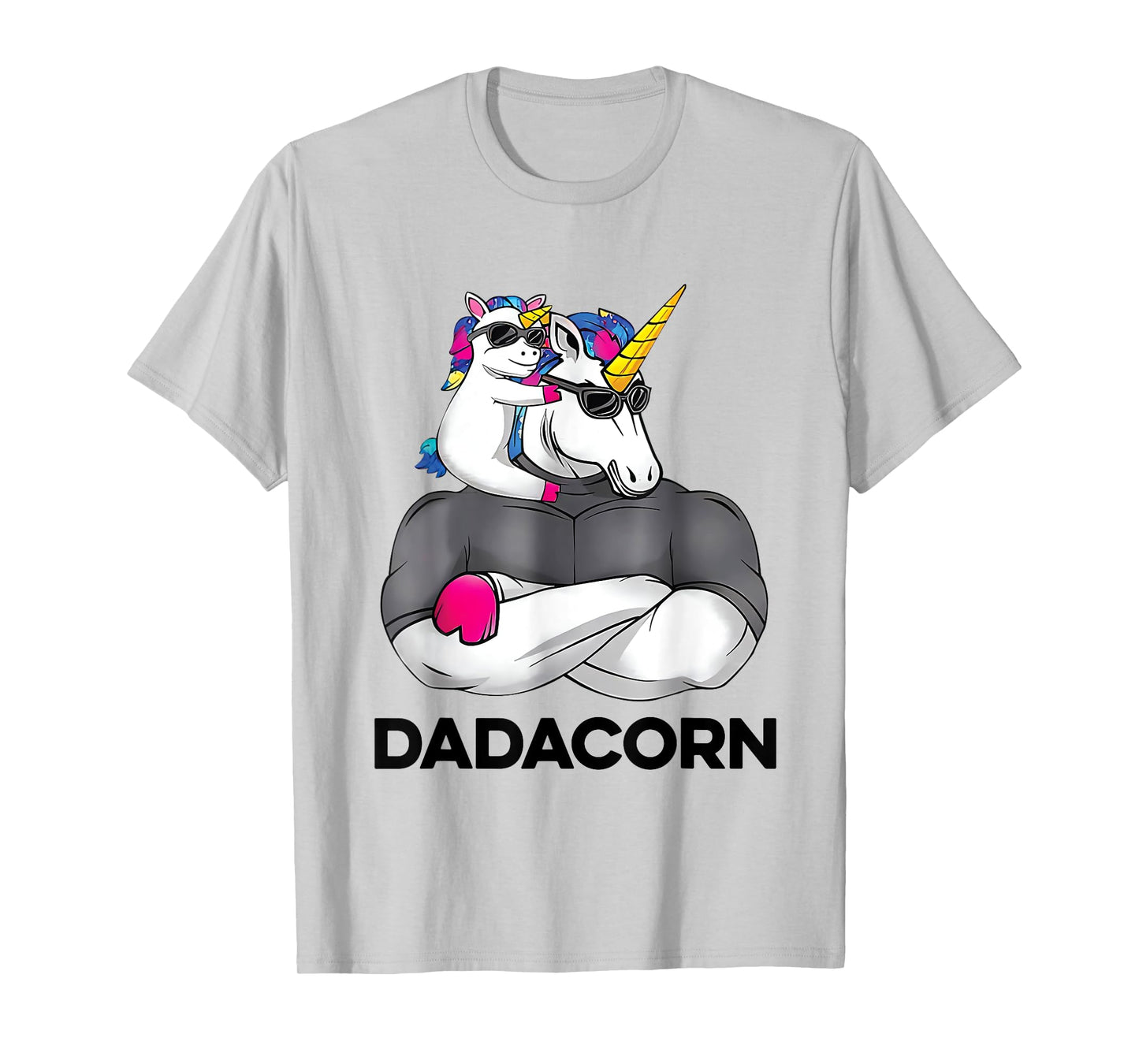 Fathers Day Gift Unicorn Dad Shirt Funny Dadacorn Men T-Shirt
