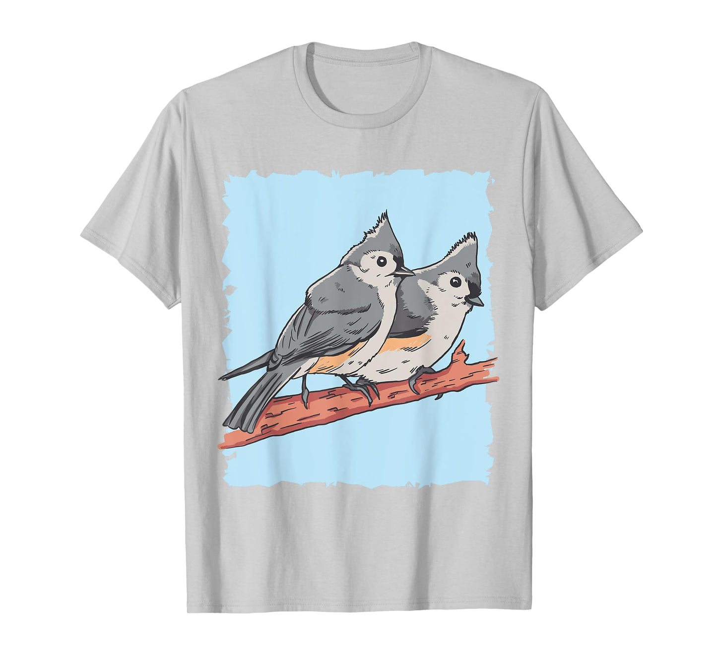 Cute Tufted Titmice Gift for Titmouse Lovers T-Shirt