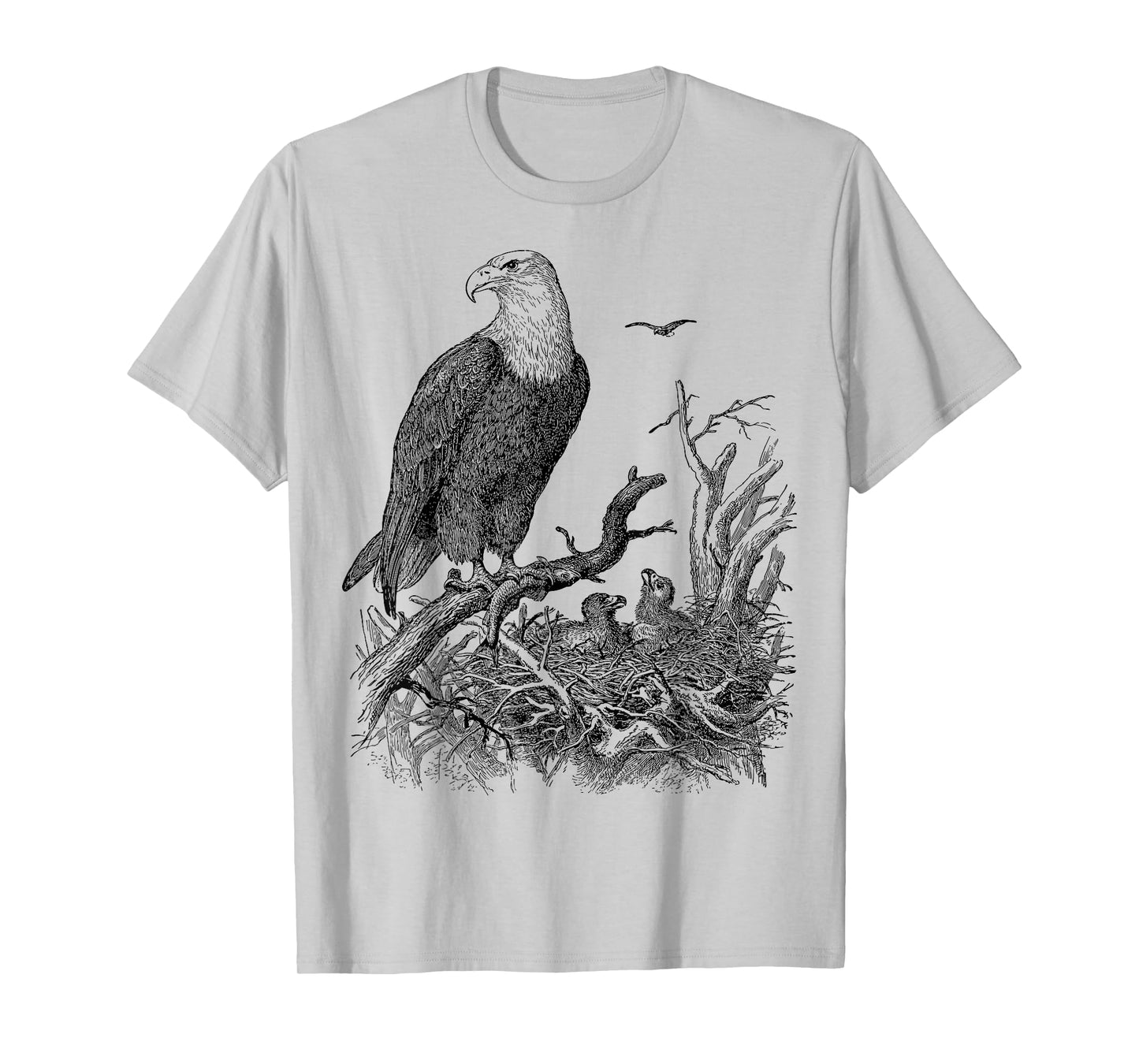 Bald Eagle Nest Baby Bird Watching Group T-Shirt