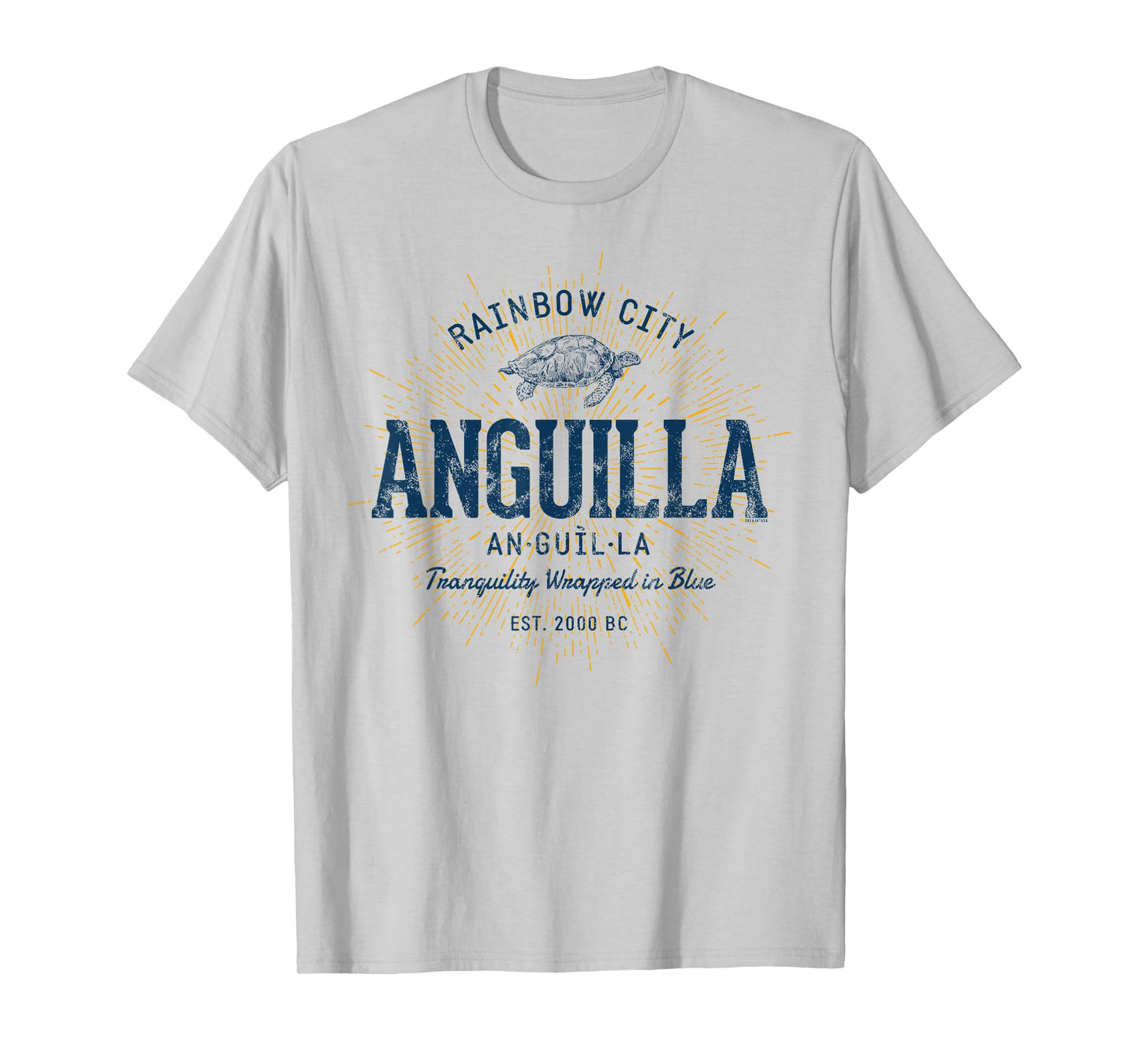 Anguilla Retro Style Vintage Anguilla T-Shirt