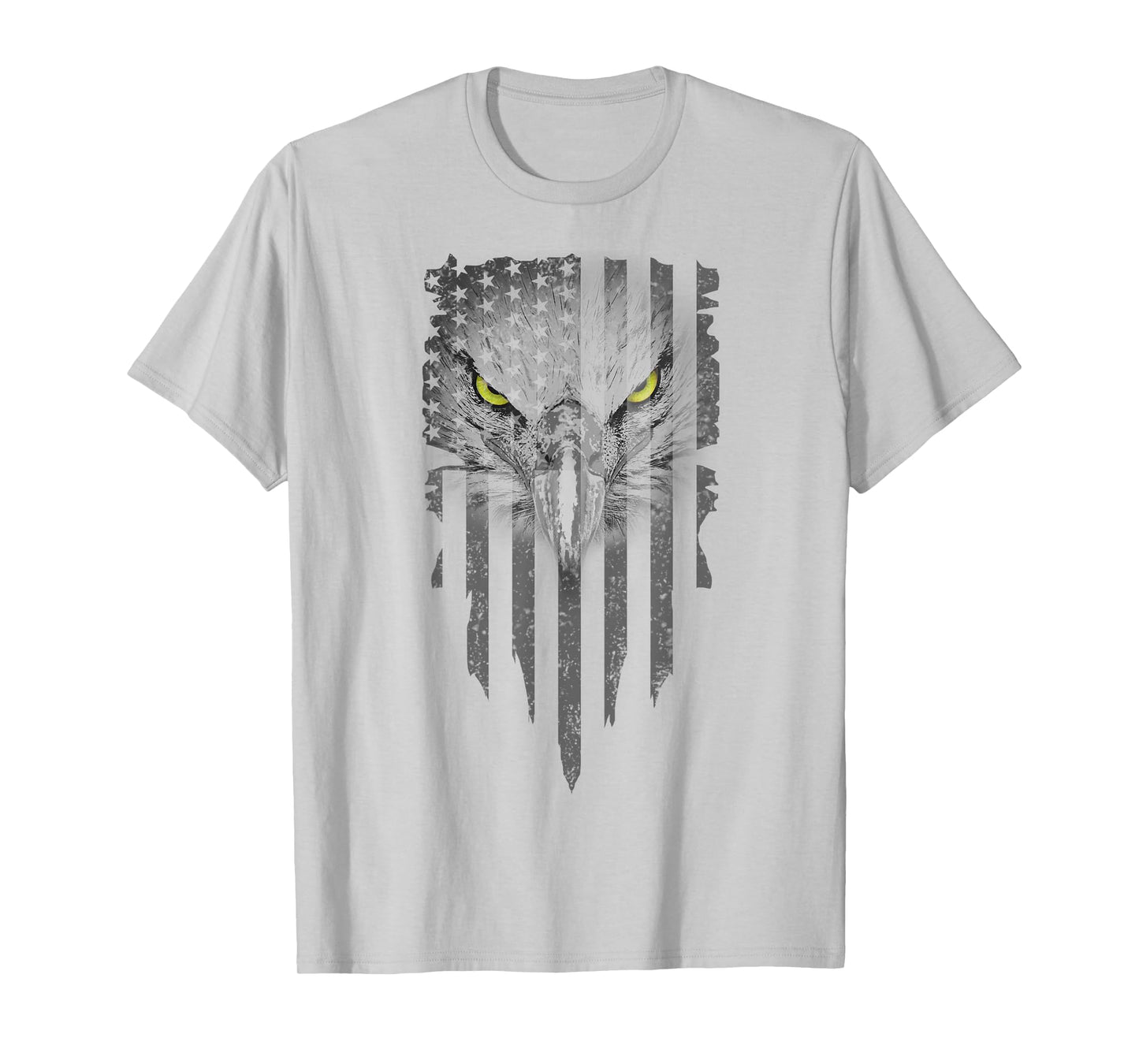 American Flag Bald Eagle Patriotic Eagle 4th of July USA T-Shirt for Women Girls Kids Men