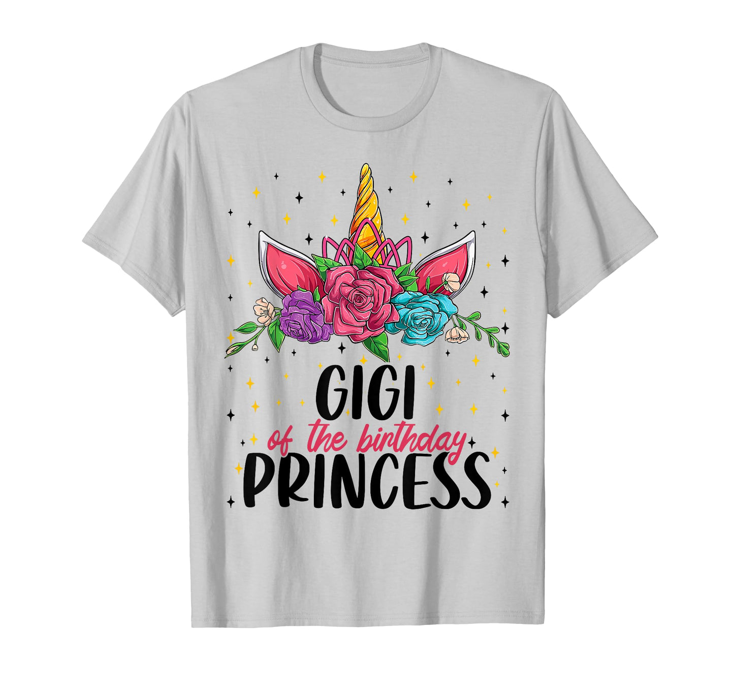 Gigi of the Birthday Girl Unicorn Bday Girl Party T-Shirt