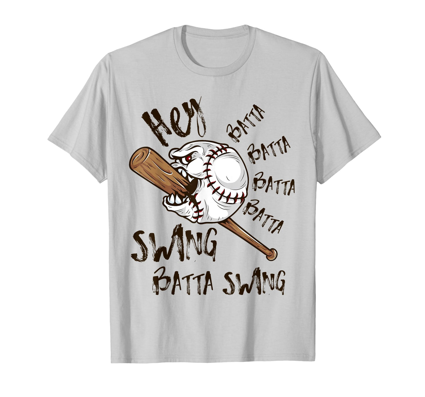 Hey Batter Batter Swing Funny Baseball Pitcher Support Shirt T-Shirt