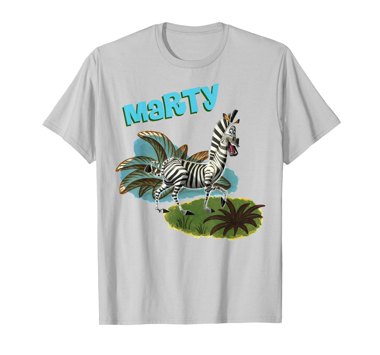 Madagascar Marty Painted Grass Poster T-Shirt