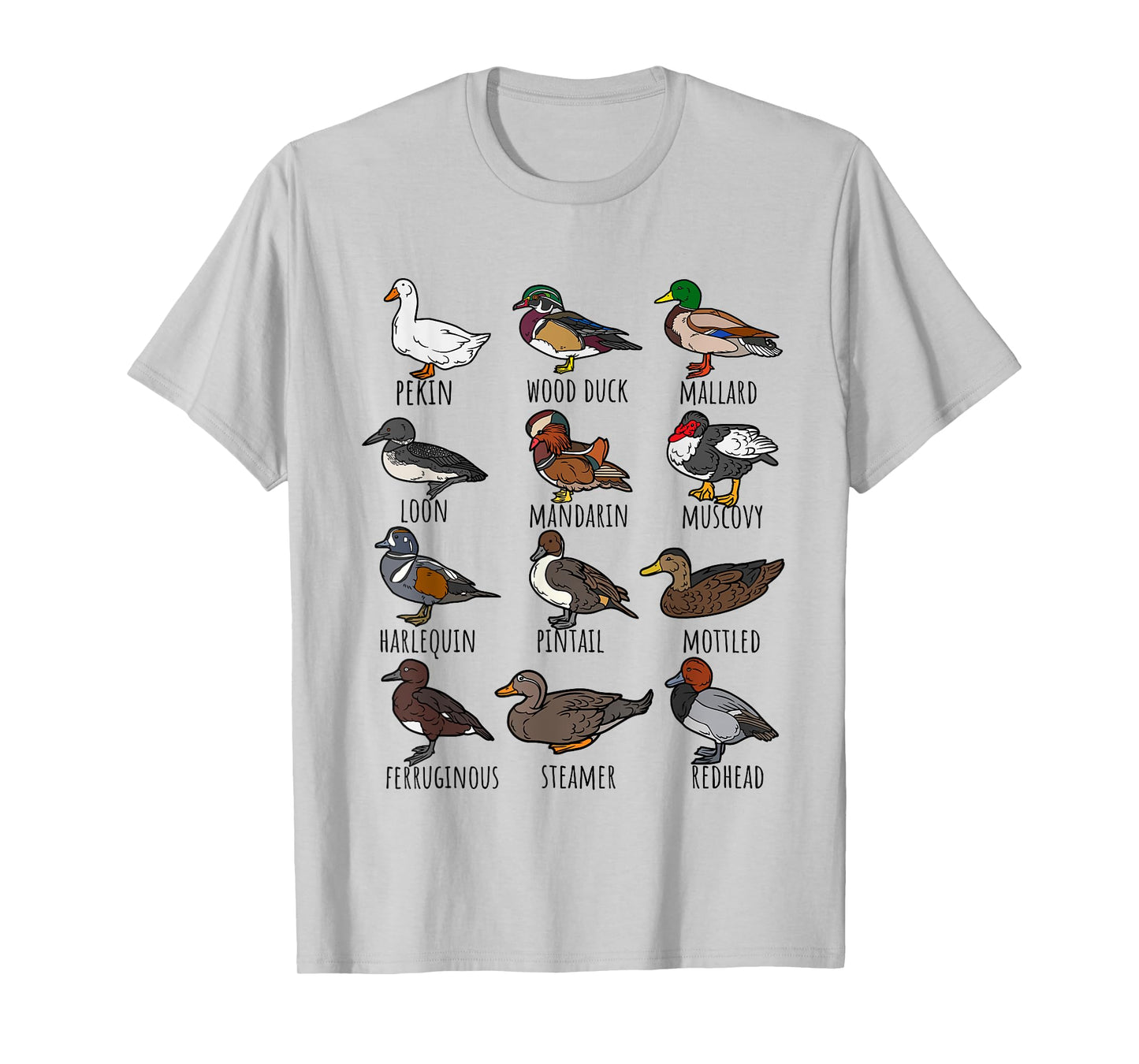 Types Of Ducks breeds Collection,Cute identification Duck T-Shirt