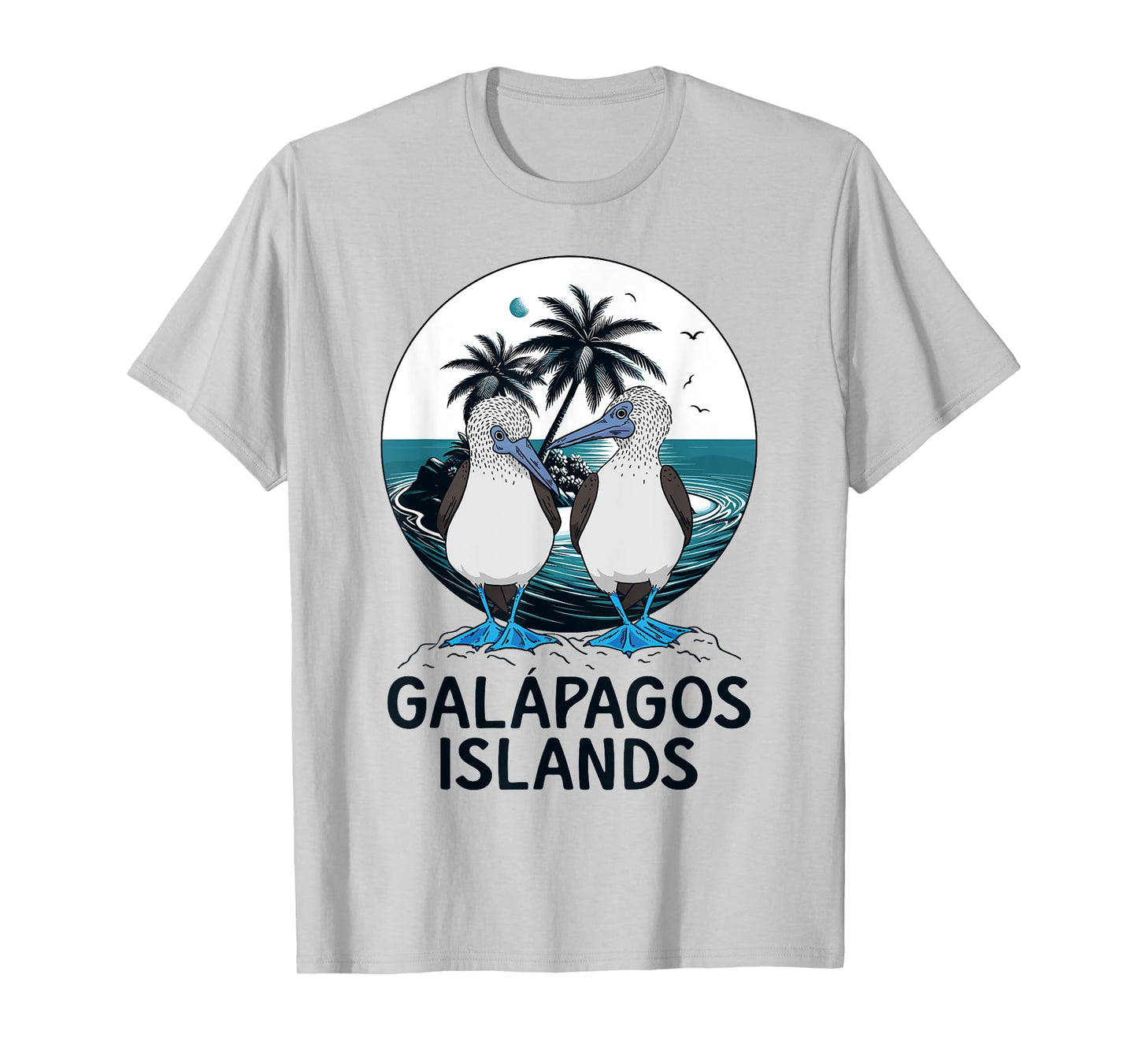 Seabirds Blue Footed Booby Bird Galapagos Islands T-Shirt