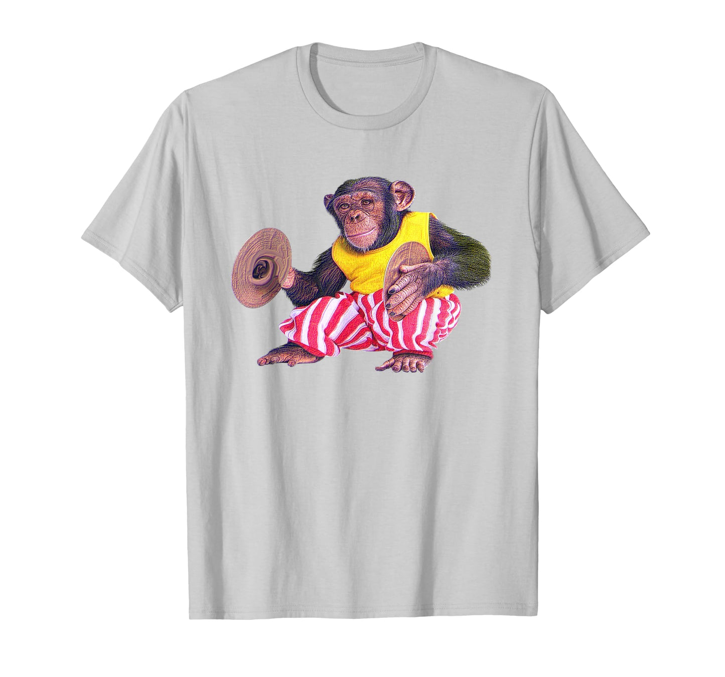 Cymbal Chimp Toy, Jolly Monkey With Cymbals Vintage Retro T-Shirt