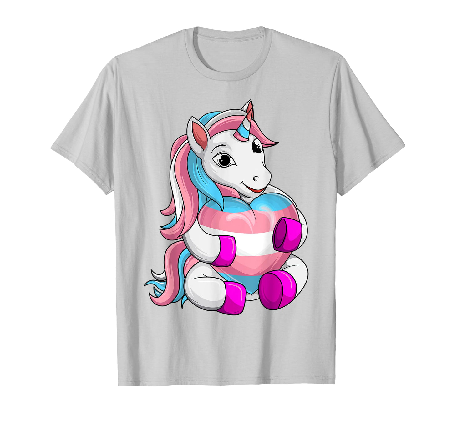 Transgender Pride Unicorn LGBT Trans Flag T-Shirt