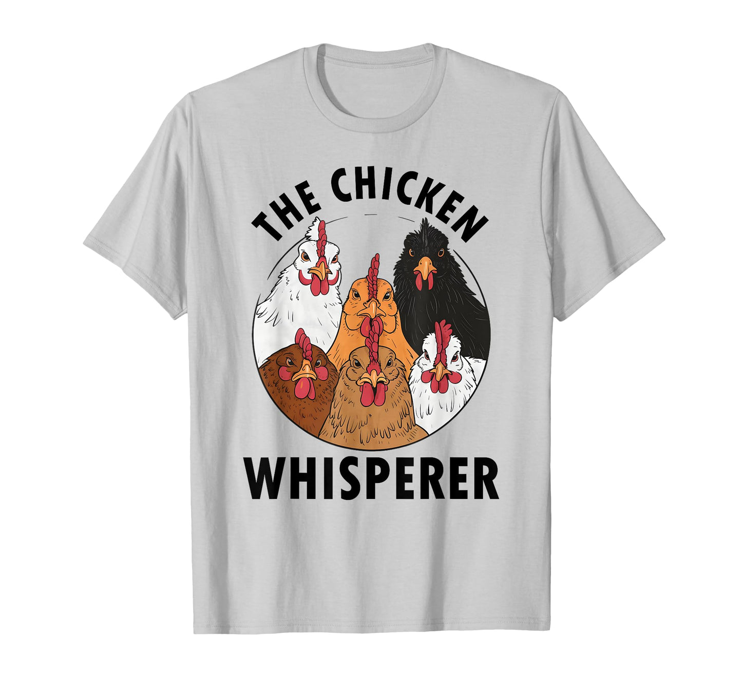 The Chicken Whisperer Funny Chicken Farming Retro T-Shirt