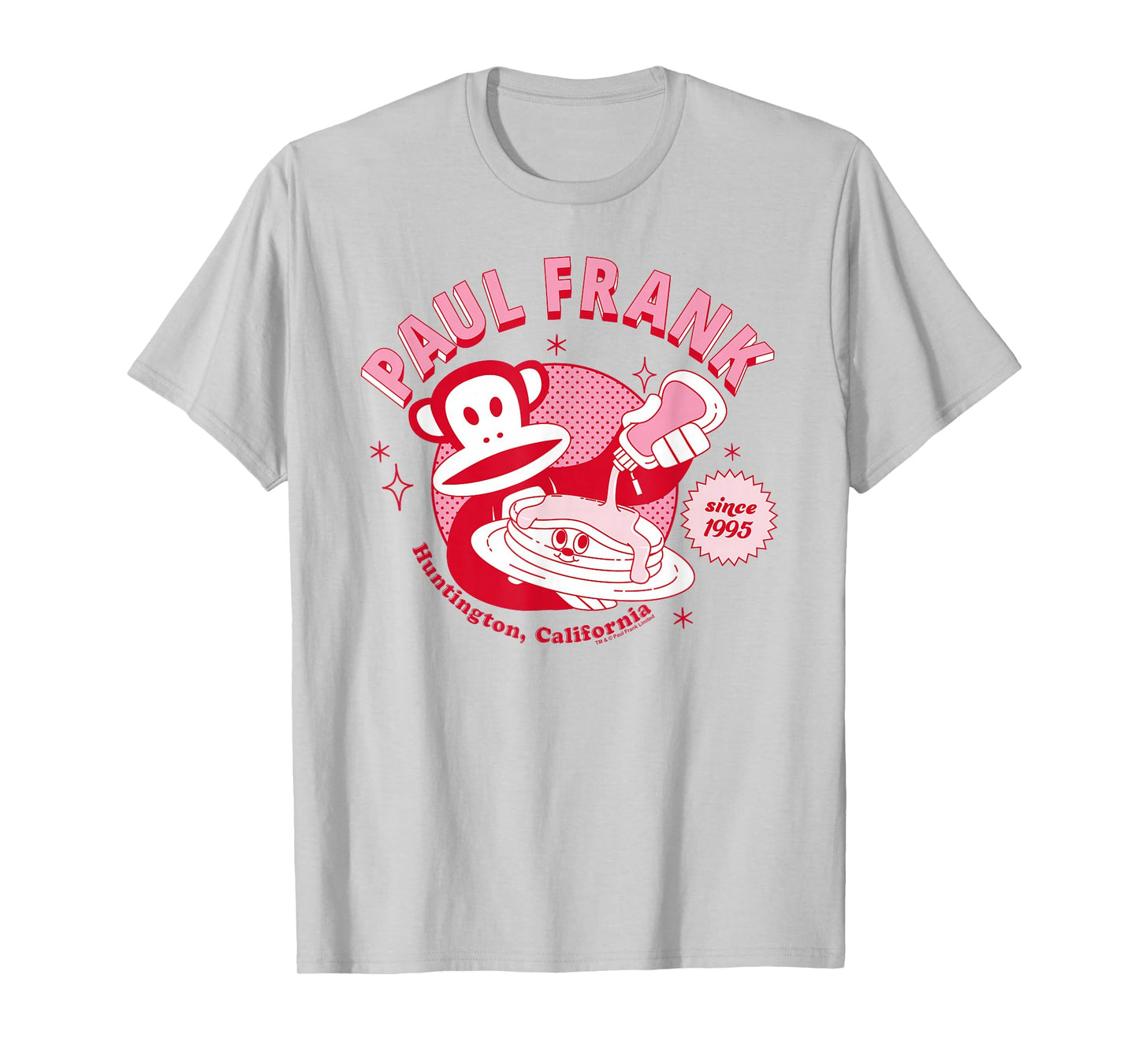 Paul Frank Breakfast Diner Pancakes Julius The Monkey T-Shirt