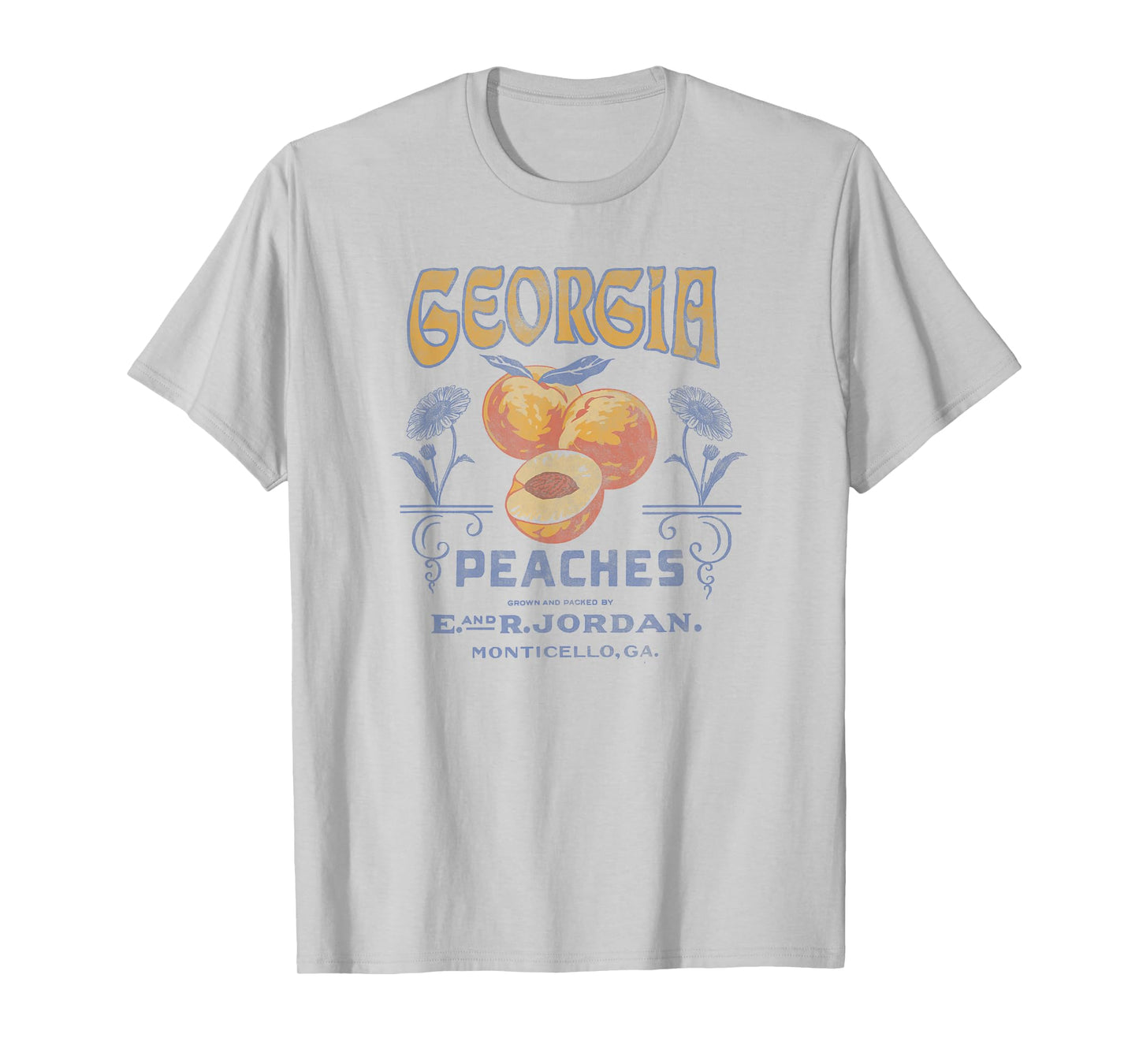Trendy Georgia Peaches Vintage Poster T-Shirt